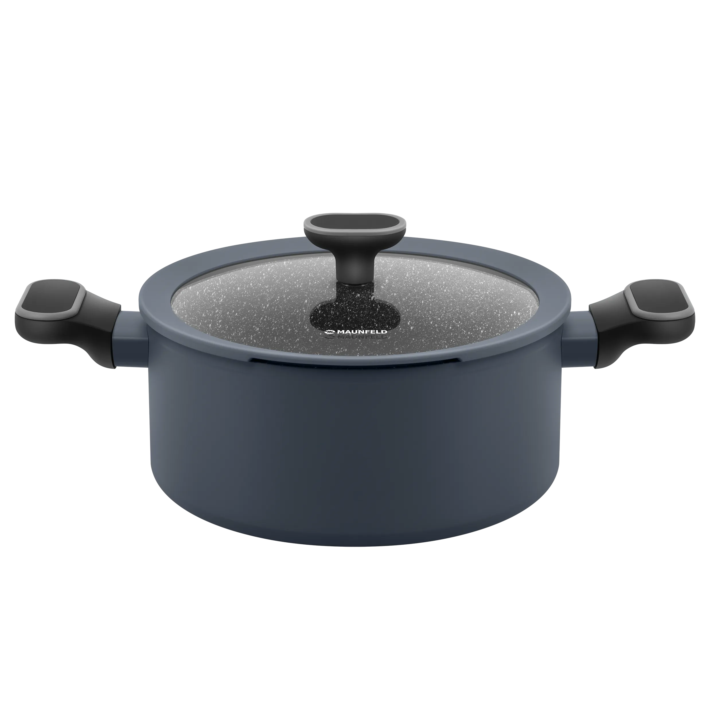 Кастрюля MAUNFELD FRIDA MCS29FA02DG из кованого алюминия со стеклянной крышкой, 20 см, 2,9 л. Графитовый Кастрюля MAUNFELD FRIDA MCS29FA02DG из кованого алюминия со стеклянной крышкой, 20 см, 2,9 л. Графитовый