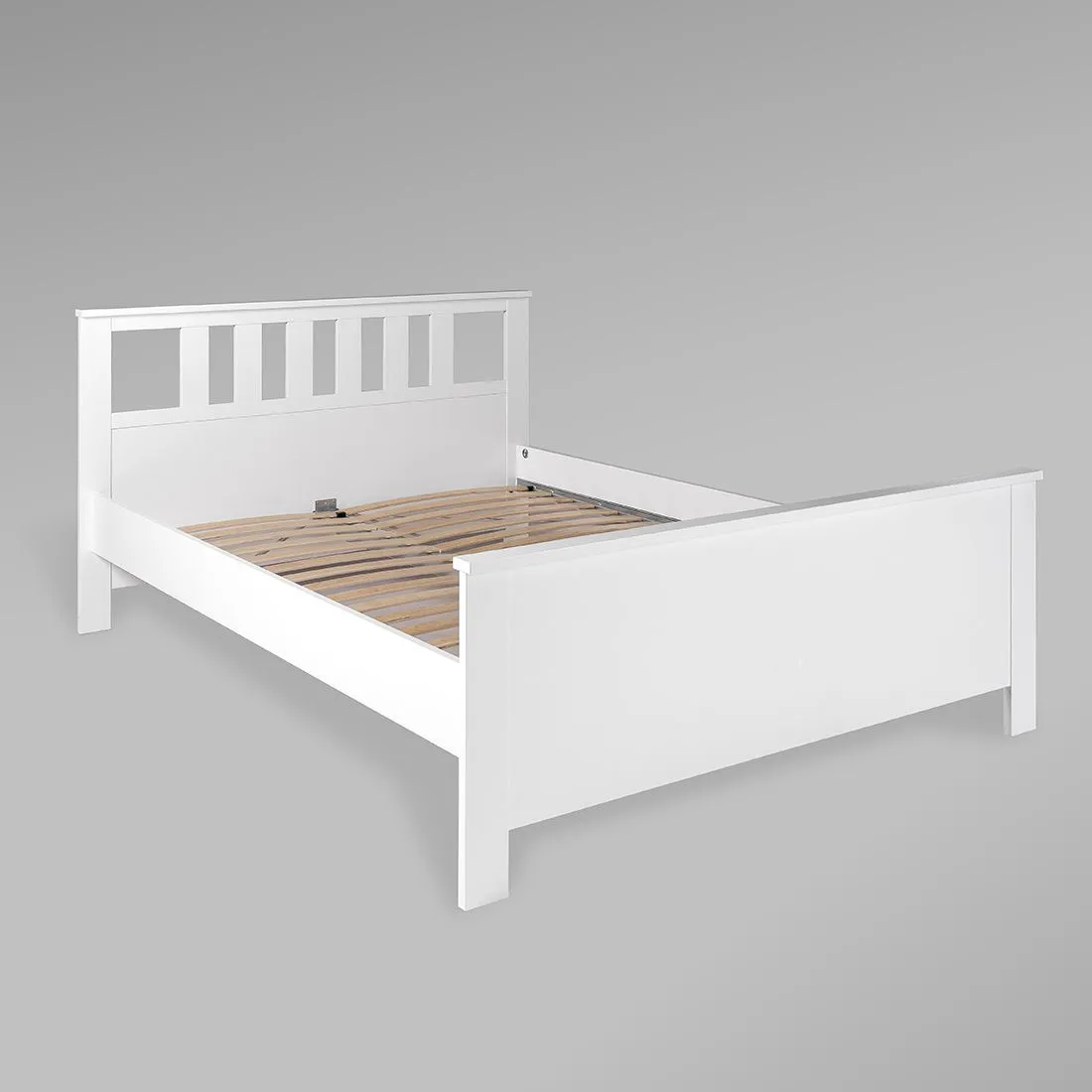 2.08.04.070.1 САГА кровать двойная 160х200 белая 2.08.04.070.1 САГА кровать двойная 160х200 белая