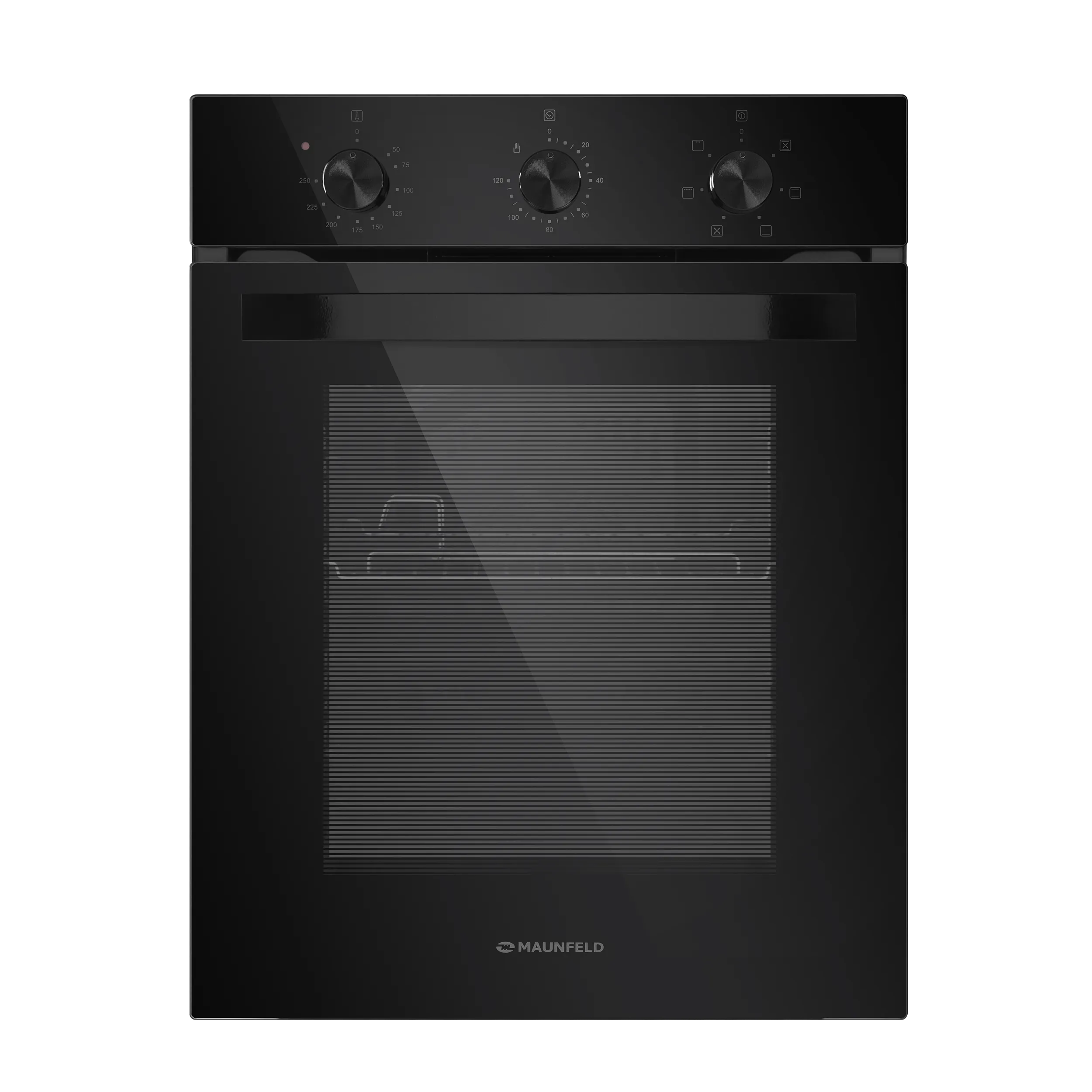Шкаф духовой электрический MAUNFELD EOEC516 Черный/черная фурнитура