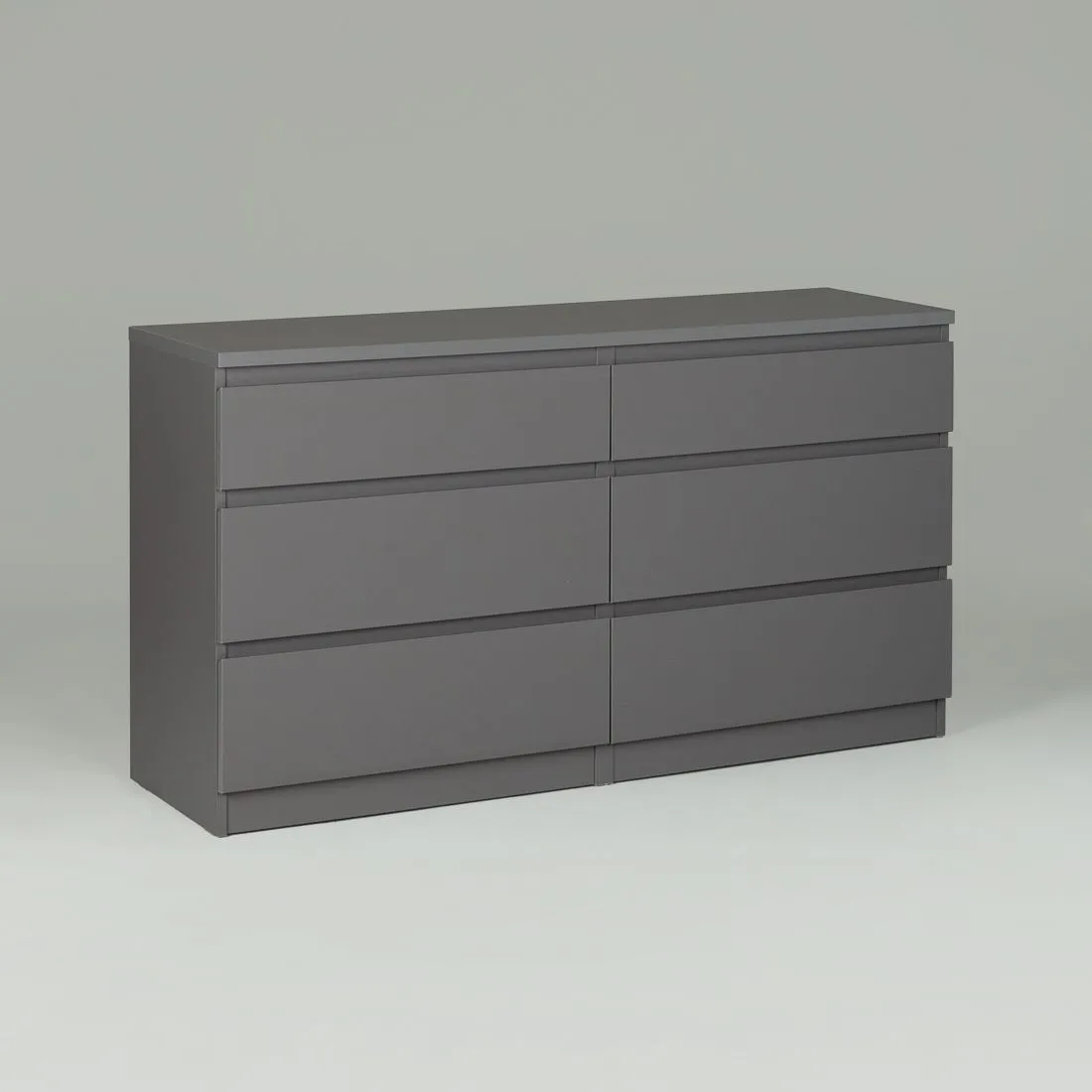 2.03.02.080.4 КАСТОР комод 6 ящиков RU серый