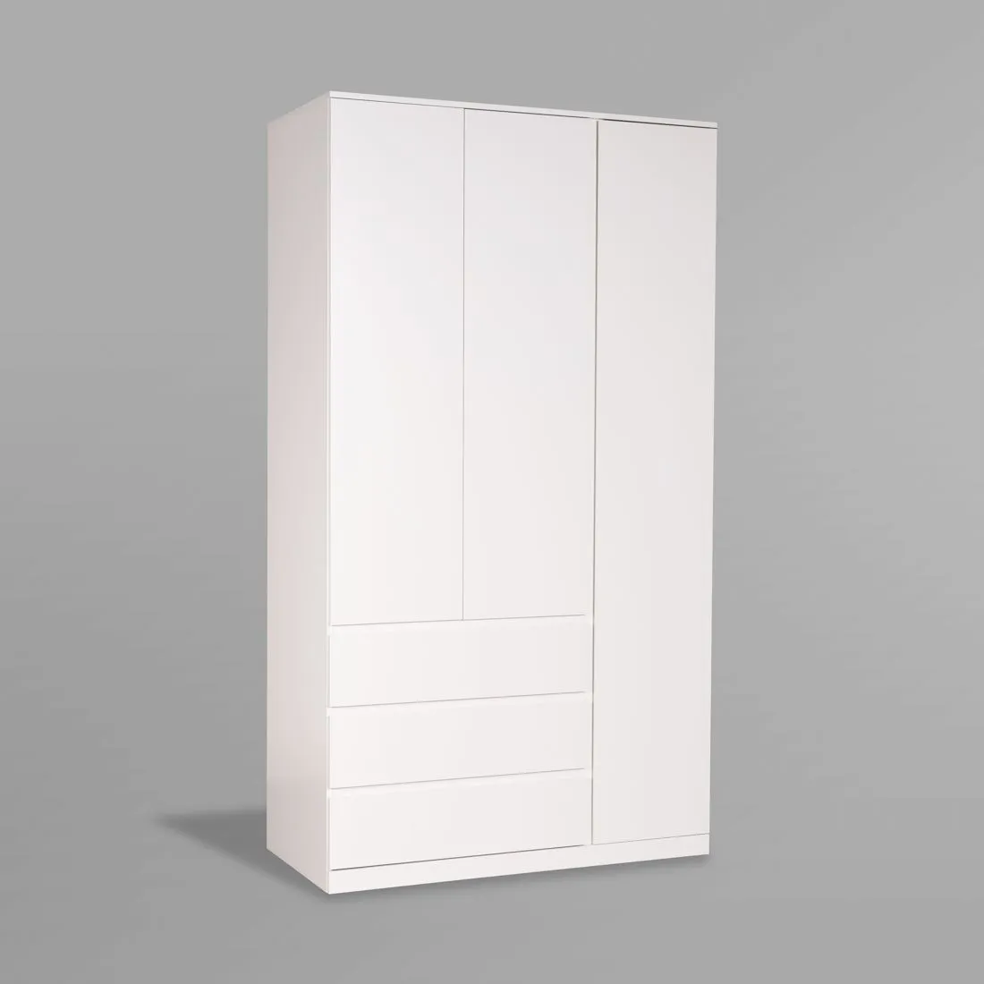 S01200 Варма Стор 123 шкаф распашной 222х123х57, белый