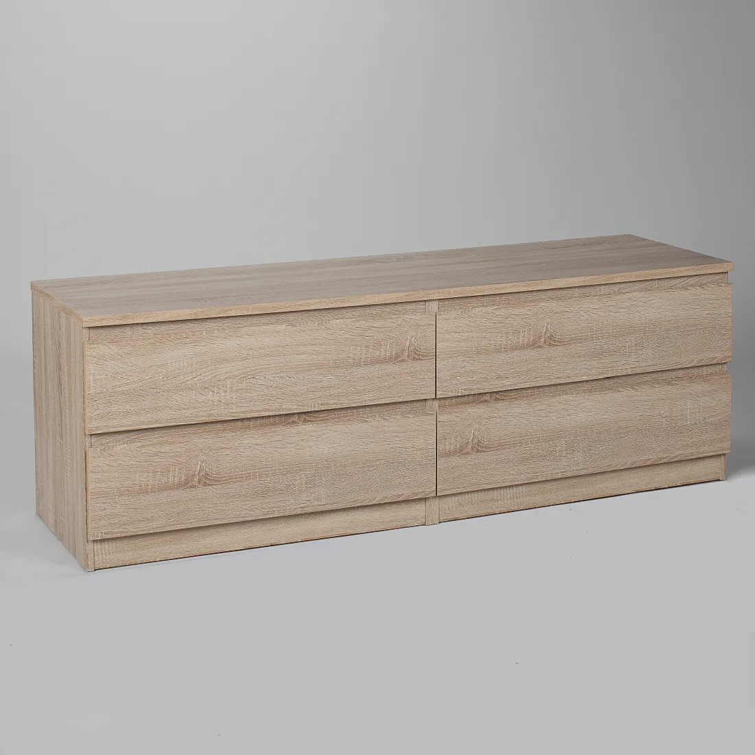 2.05.02.030.3 МАЛЬТА комод 4 ящика 160х54 сонома RU 2.05.02.030.3 МАЛЬТА комод 4 ящика 160х54 сонома RU