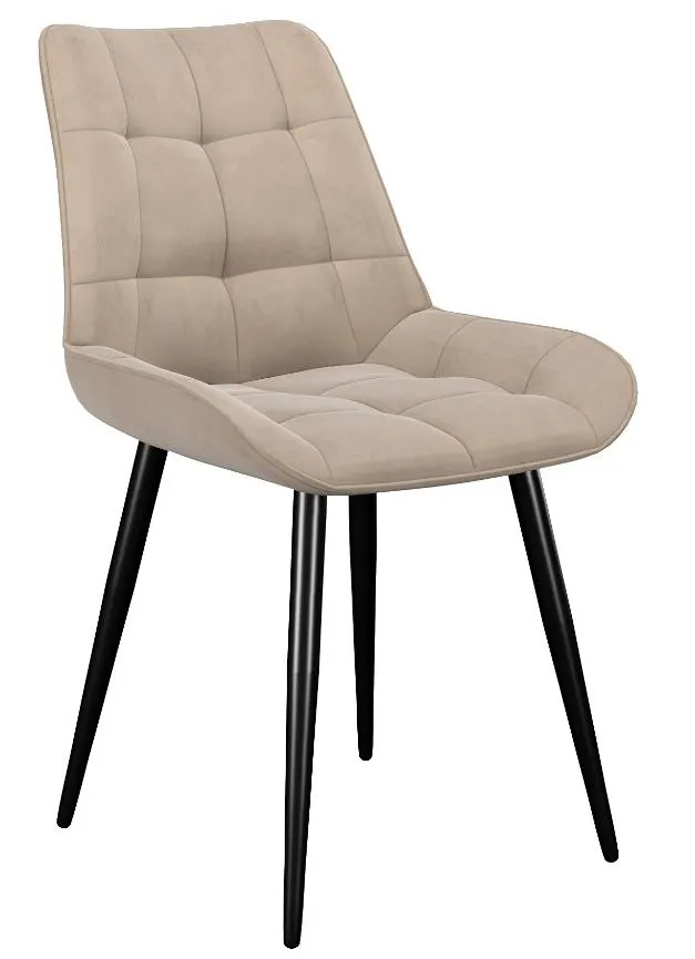 Стул DikLine 206М B03 BEIGE, ножки черные
