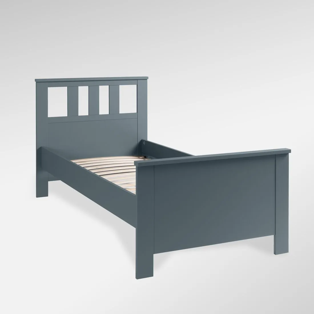 2.08.04.050.6 САГА кровать одинарная 90х200 темно-бирюзовая 2.08.04.050.6 САГА кровать одинарная 90х200 темно-бирюзовая