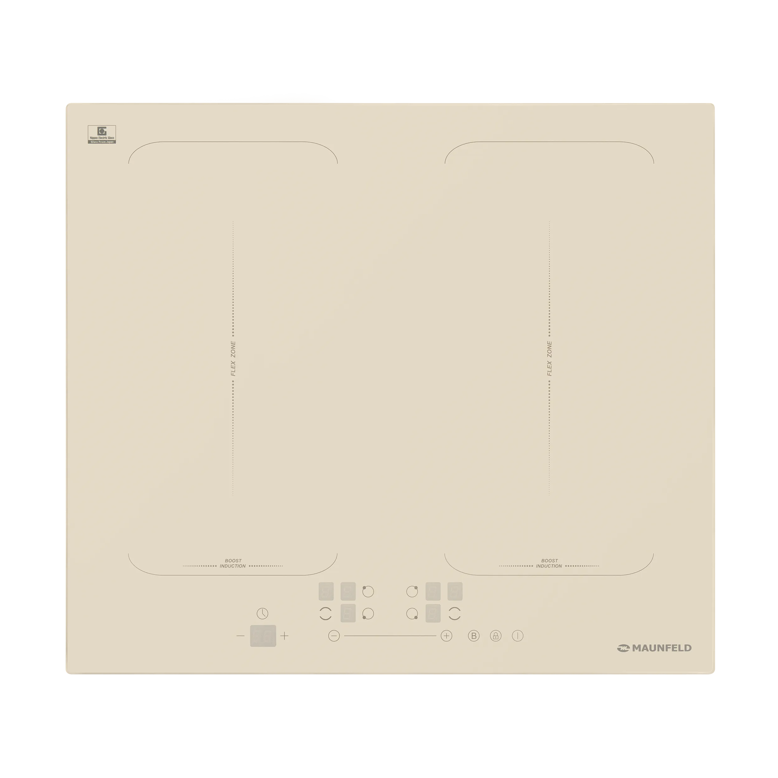 Индукционная варочная панель MAUNFELD EVI.594-FL2 Бежевый Индукционная варочная панель MAUNFELD EVI.594-FL2 Бежевый