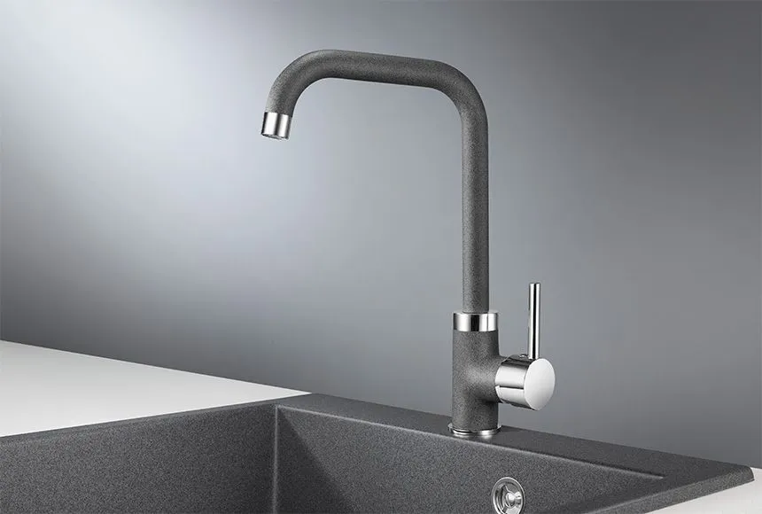 0041, ГРАФИТ (ЧЁРНО-СЕРЫЙ), СМЕСИТЕЛЬ КУХОННЫЙ 0041, ГРАФИТ (ЧЁРНО-СЕРЫЙ), СМЕСИТЕЛЬ КУХОННЫЙ