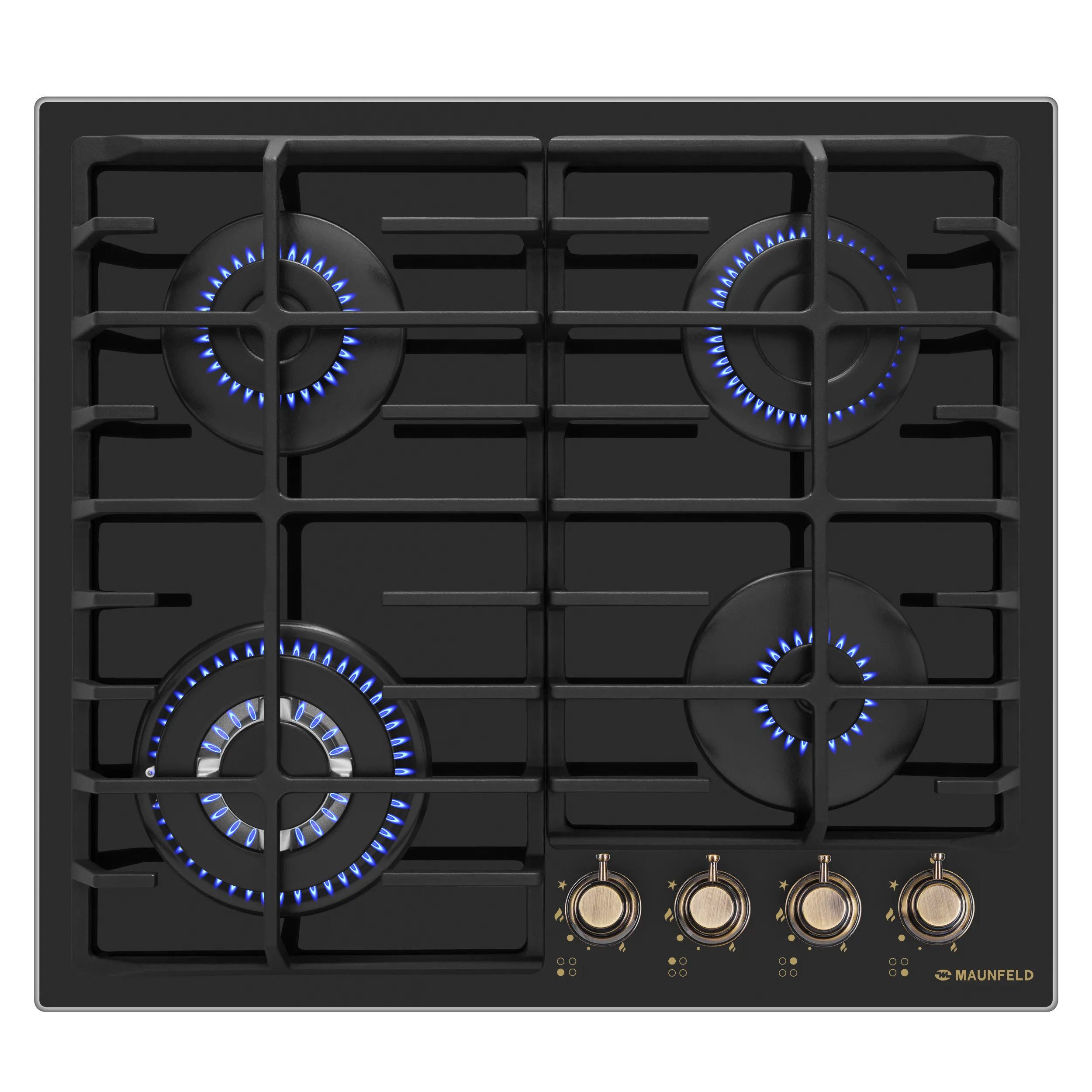 Газовая варочная панель MAUNFELD EGHG.64.63CR/G Черный