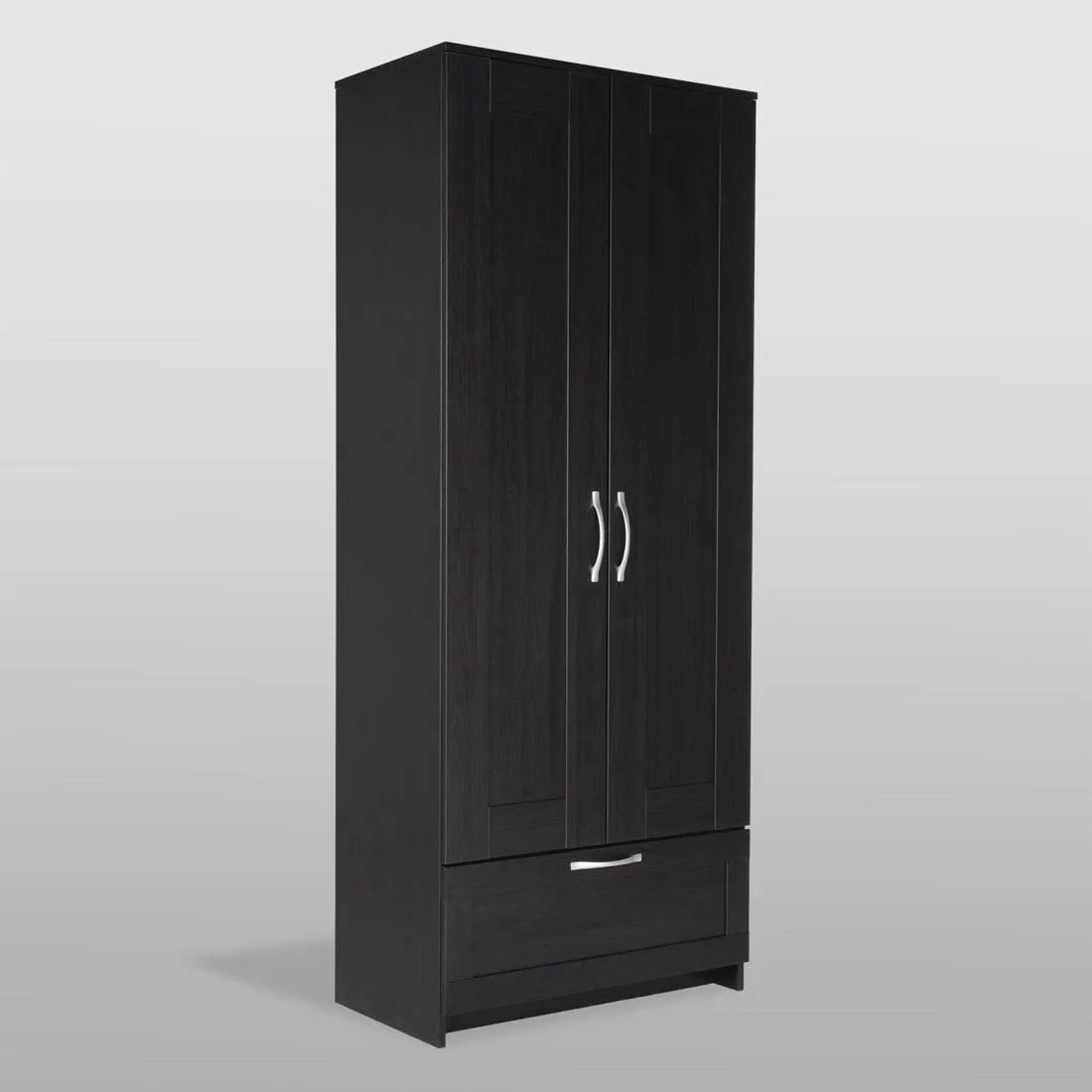 2.02.01.240.5 СИРИУС шкаф для одежды 2 двери и 1 ящик Дуб Венге RU 2.02.01.240.5 СИРИУС шкаф для одежды 2 двери и 1 ящик Дуб Венге RU