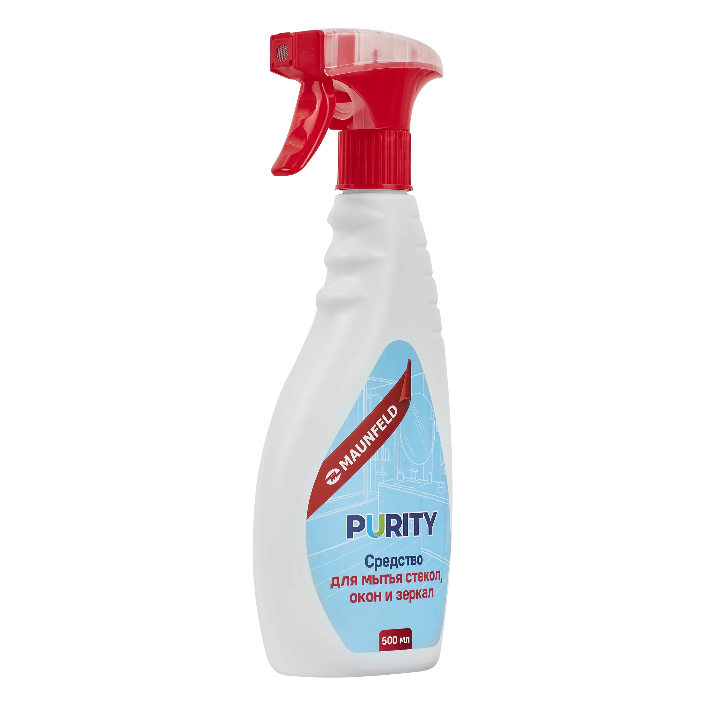 Средство для мытья стекол, окон и зеркал Maunfeld Purity 500мл MGC500WM Средство для мытья стекол, окон и зеркал Maunfeld Purity 500мл MGC500WM