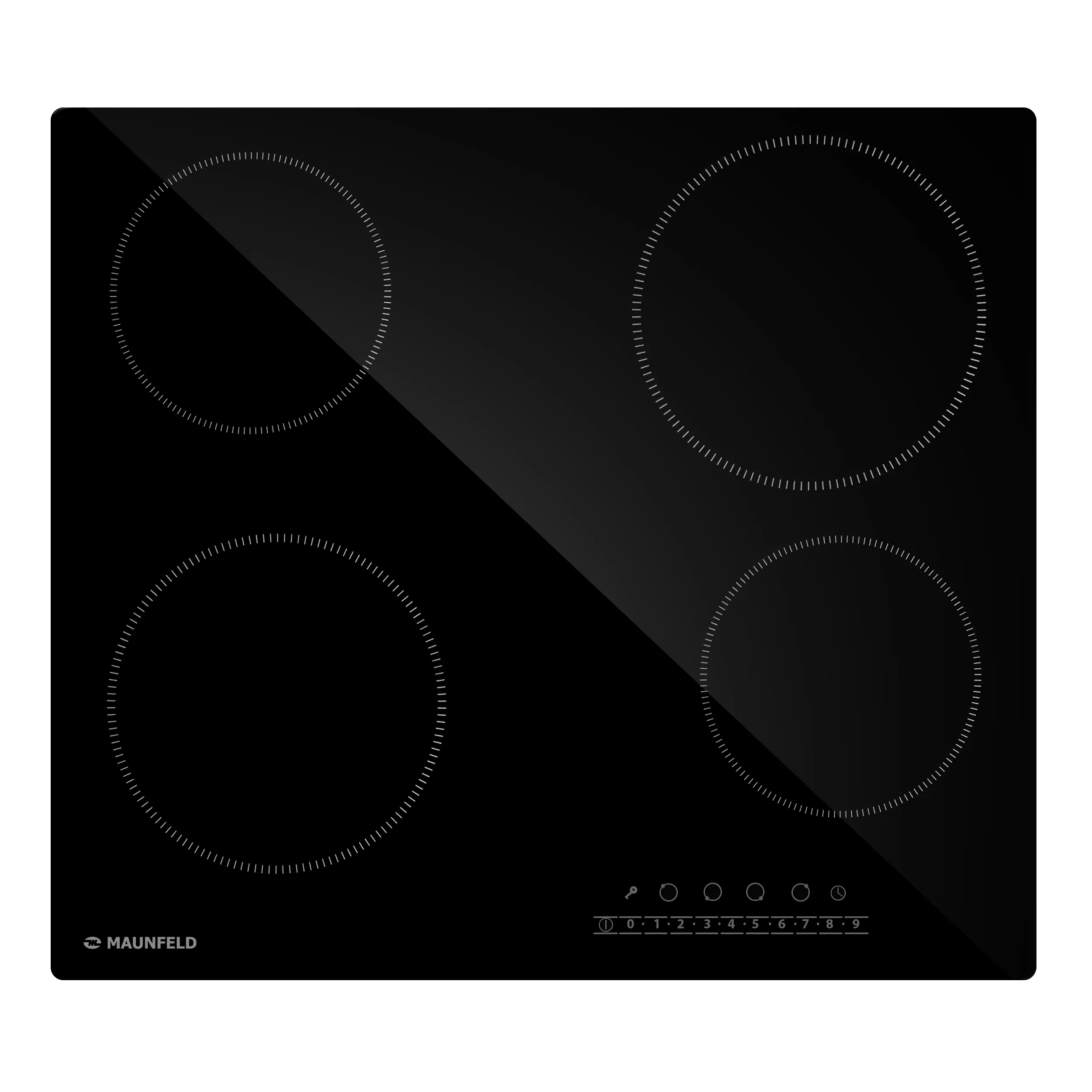 Электрическая варочная панель MAUNFELD AVCE6044SBK Черный
