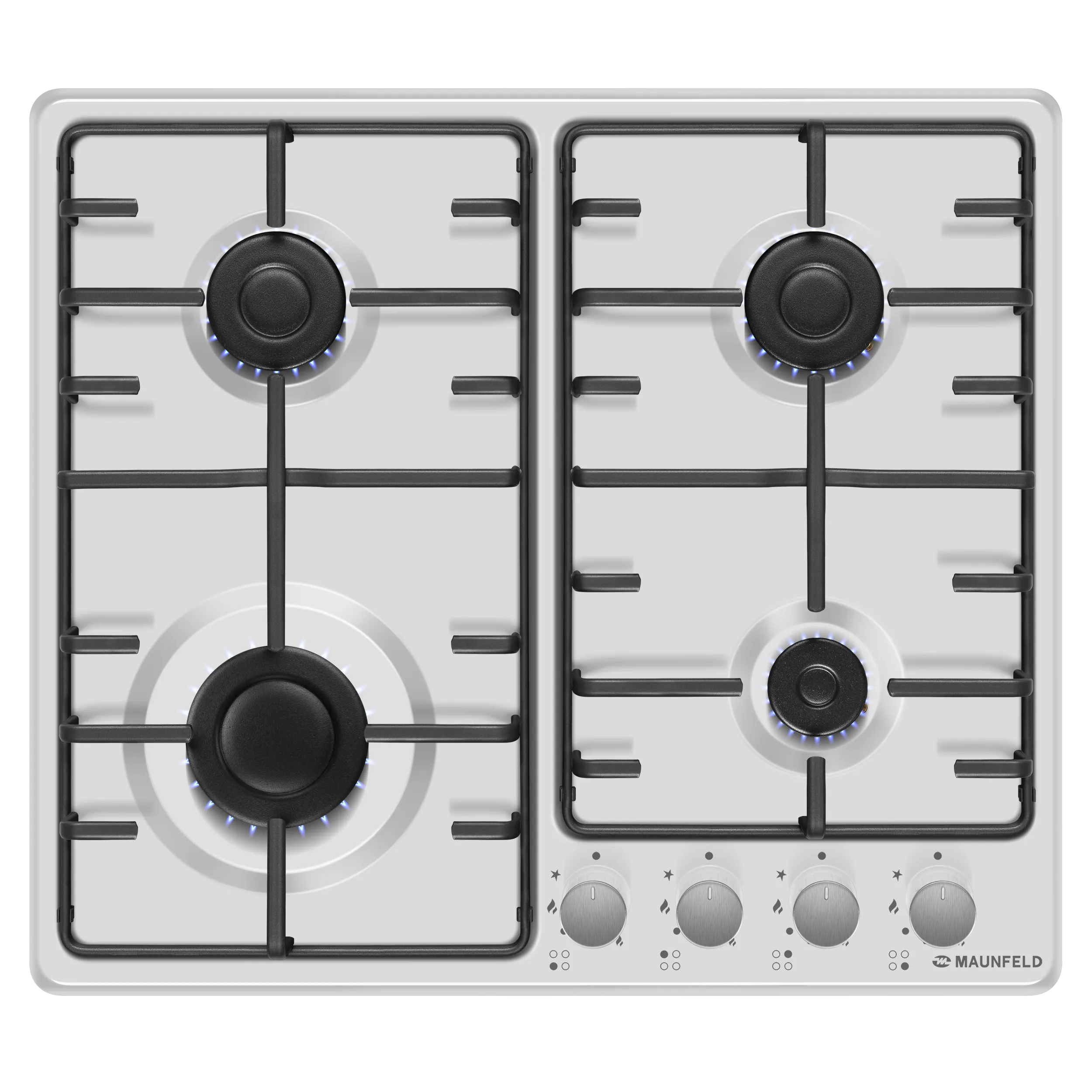 Газовая варочная панель MAUNFELD EGHE.64.3STS-EW/G Белый
