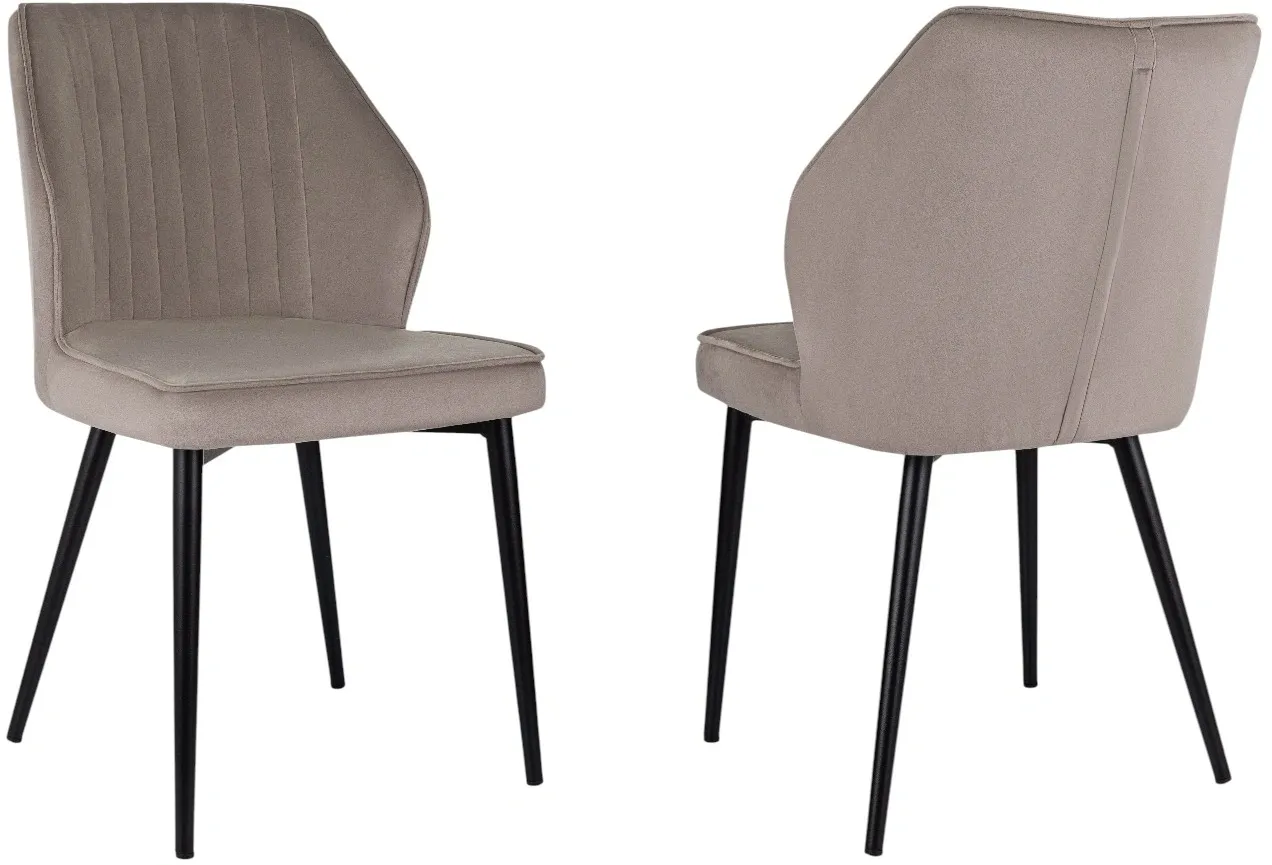 Стул для дома Бюрократ CH-K5_2 комплект 2шт т.бежевый Holland 61 металл черный на ножках (CH-K5_1/HL61_2) Стул для дома Бюрократ CH-K5_2 комплект 2шт т.бежевый Holland 61 металл черный на ножках (CH-K5_1/HL61_2)