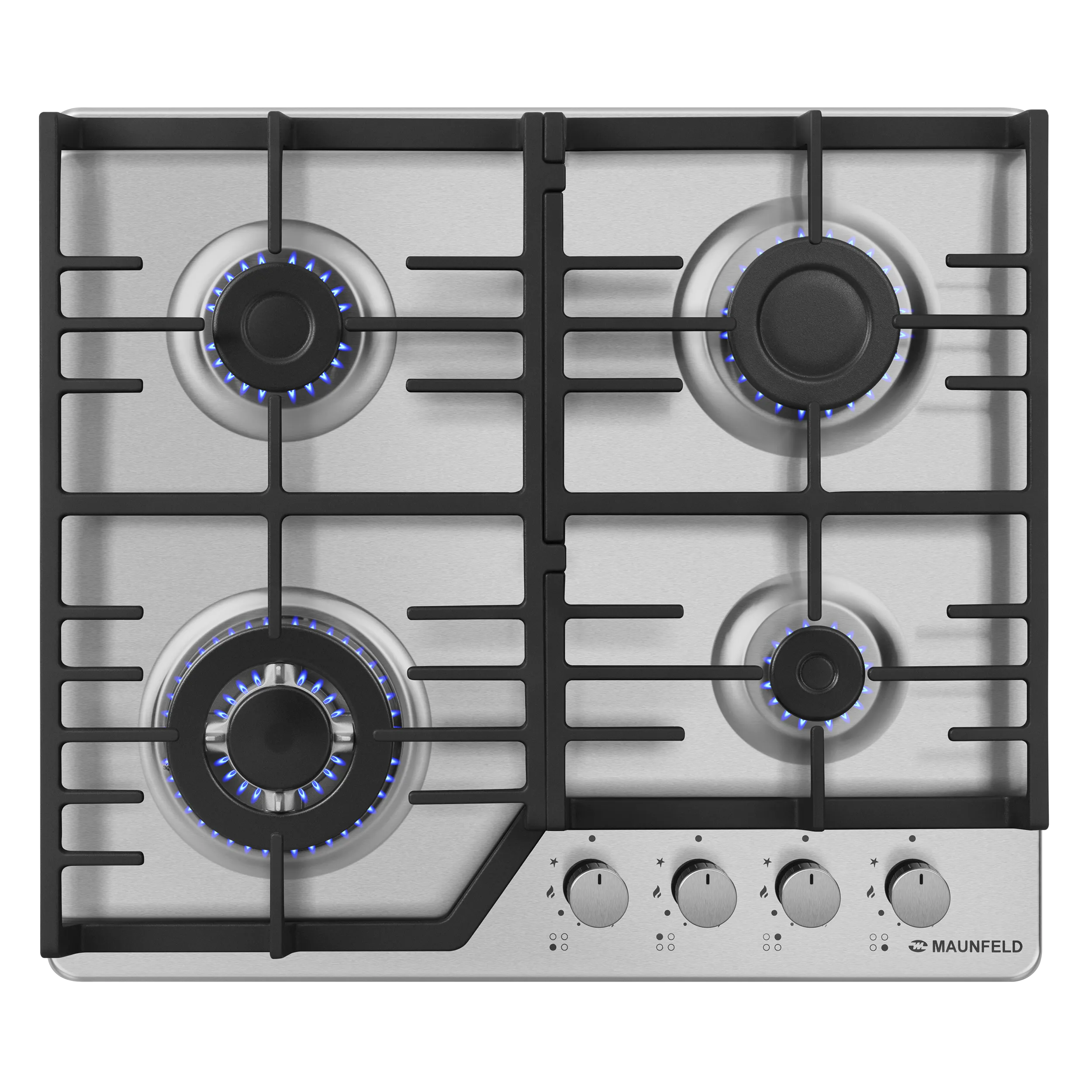 Газовая варочная панель MAUNFELD EGHS.64.73CS/G Нержавеющая сталь