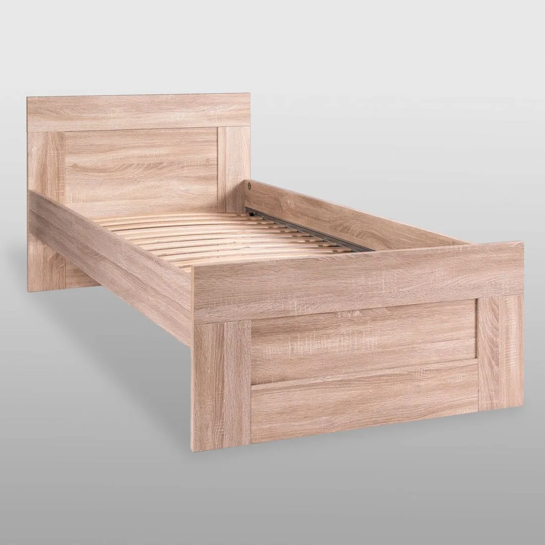 2.02.04.160.3 СИРИУС кровать одинарная 80х200 сонома RU 2.02.04.160.3 СИРИУС кровать одинарная 80х200 сонома RU