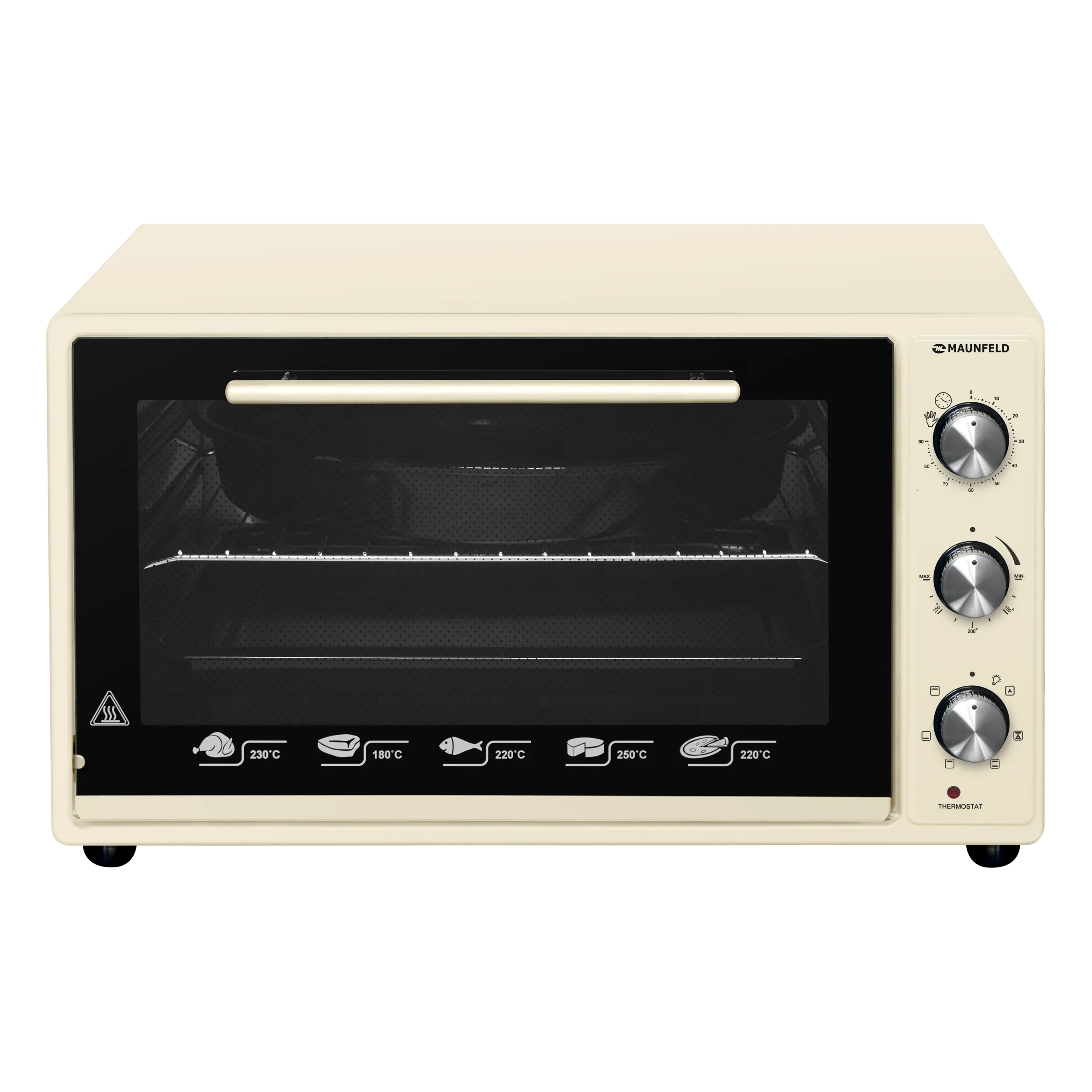 Мини-печь MAUNFELD CEMOA.456.I Бежевый Мини-печь MAUNFELD CEMOA.456.I Бежевый