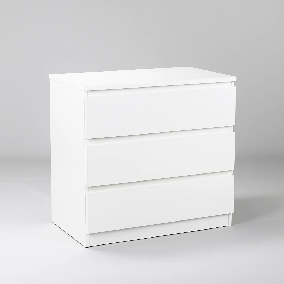 2.05.02.040.1 МАЛЬТА комод 3 ящика 80х76 белый RU