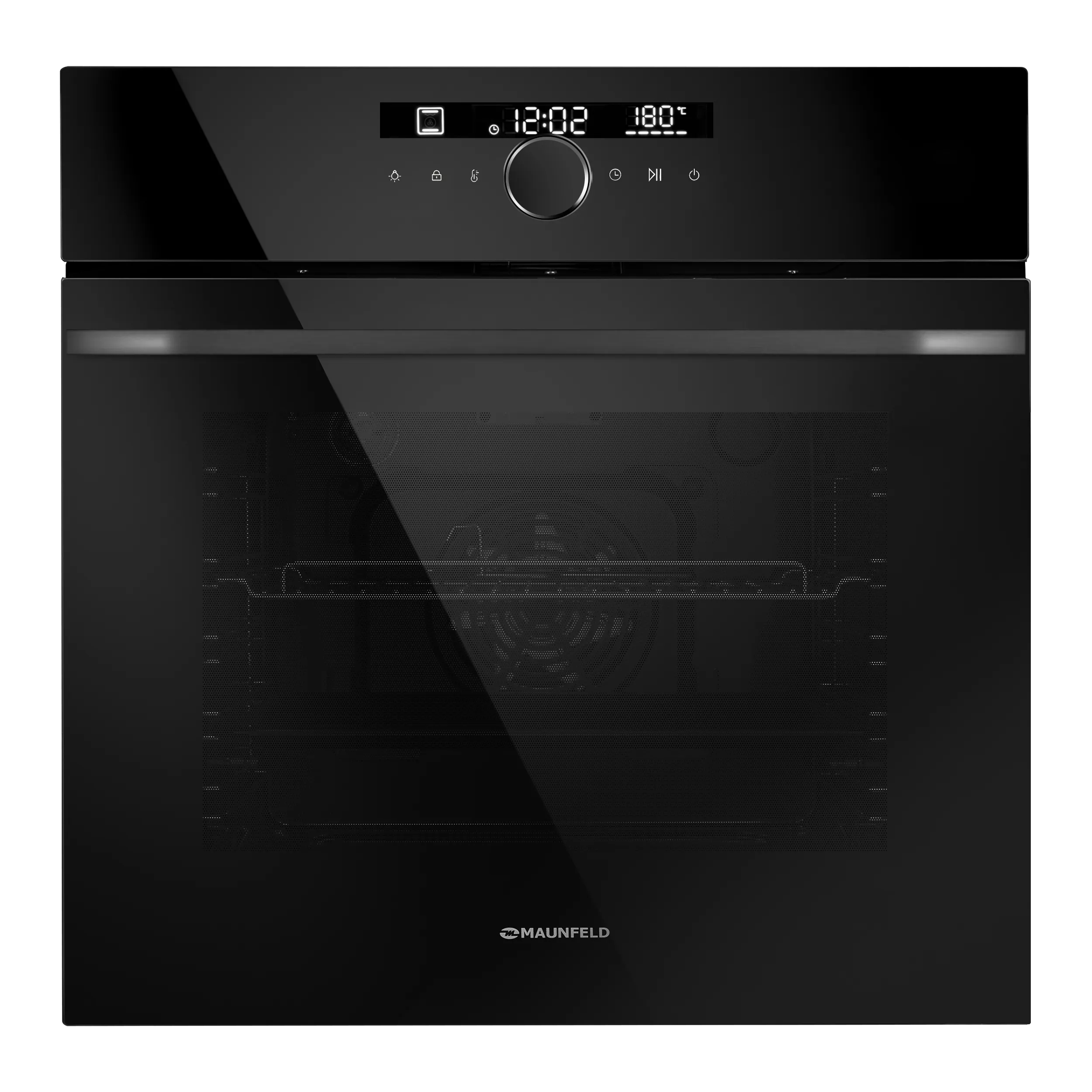 Шкаф духовой электрический MAUNFELD EOEH7613 Черный