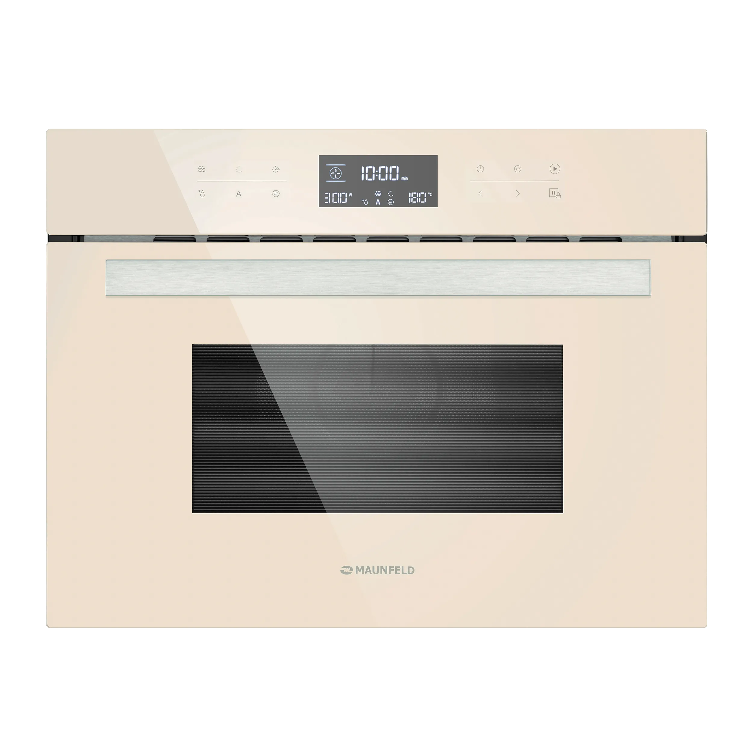 Компактный духовой шкаф с функцией СВЧ MAUNFELD MCMO.44.9GBG Бежевый