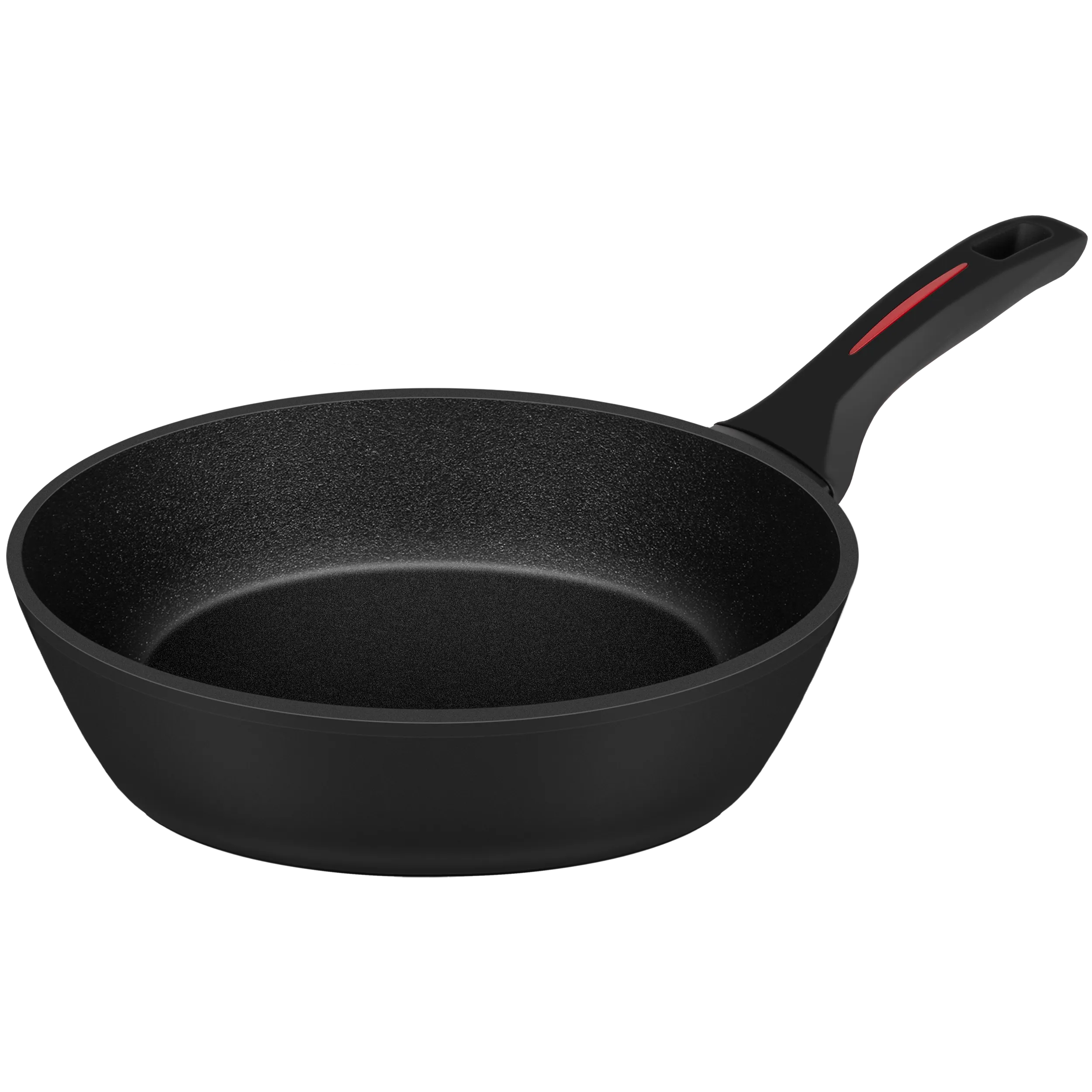 Сковорода глубокая FILIGRANA CARITA FG28CRT01DP из кованого алюминия, 28 см Черный