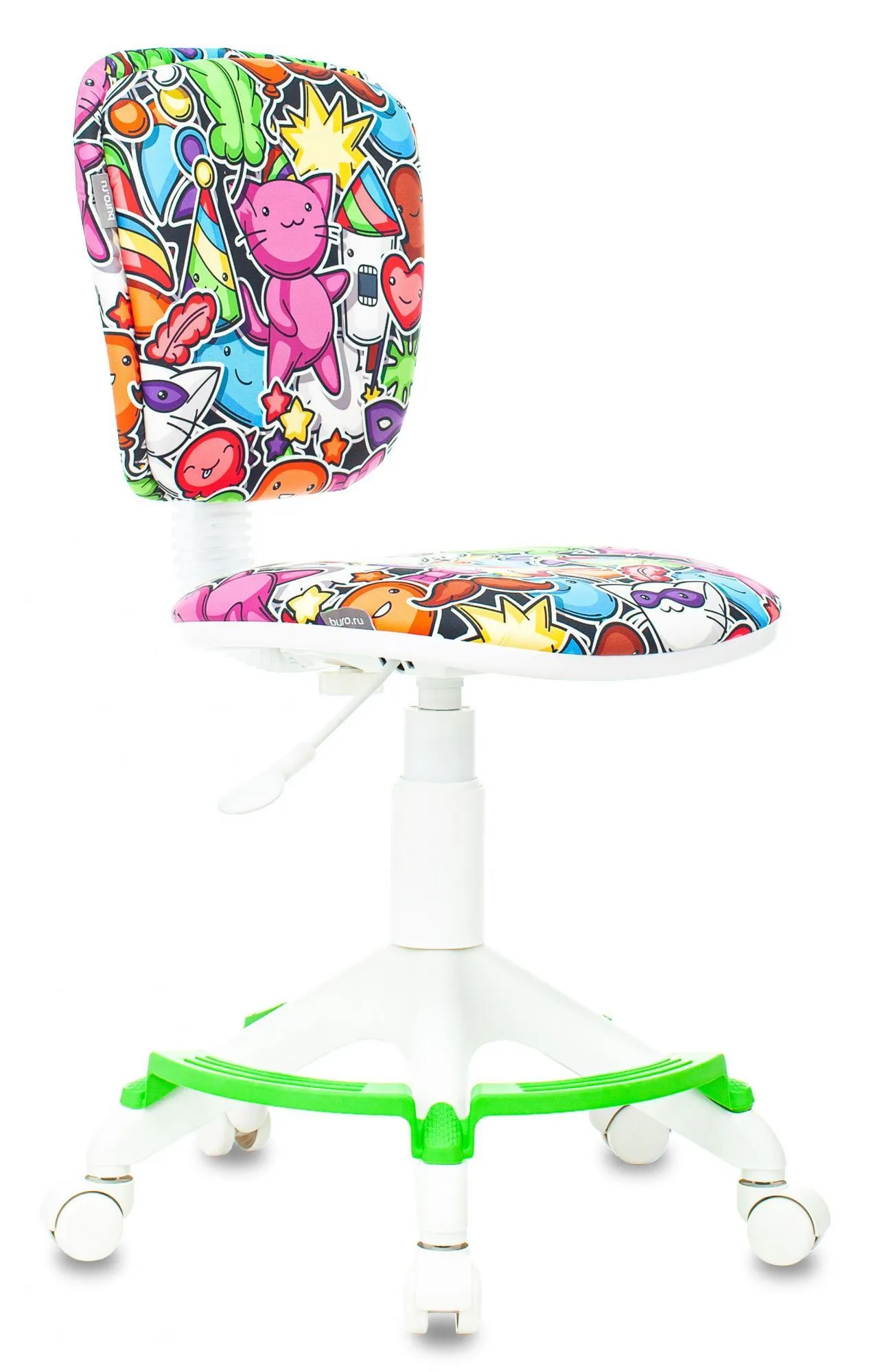 Кресло детское Бюрократ CH-W204/F мультиколор маскарад крестов. пластик подст.для ног пластик белый Кресло детское Бюрократ CH-W204/F мультиколор маскарад крестов. пластик подст.для ног пластик белый