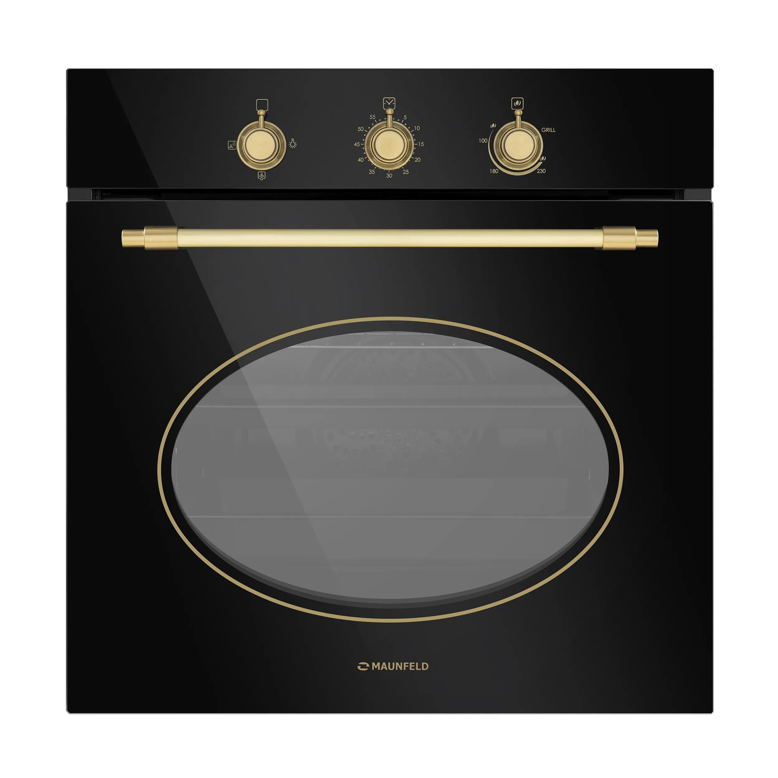 Шкаф духовой газовый MAUNFELD MGOGG.673 Черный