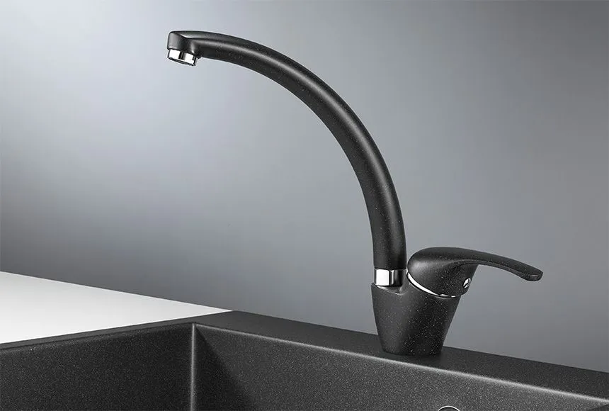 2024, ЧЁРНЫЙ, СМЕСИТЕЛЬ КУХОННЫЙ 2024, ЧЁРНЫЙ, СМЕСИТЕЛЬ КУХОННЫЙ