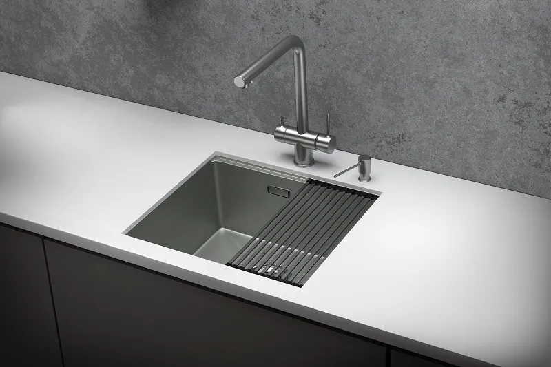 KS-5045U, СТАЛЬ МАТОВАЯ , стальная кухонная мойка KITCHEN SPACE KS-5045U, СТАЛЬ МАТОВАЯ , стальная кухонная мойка KITCHEN SPACE