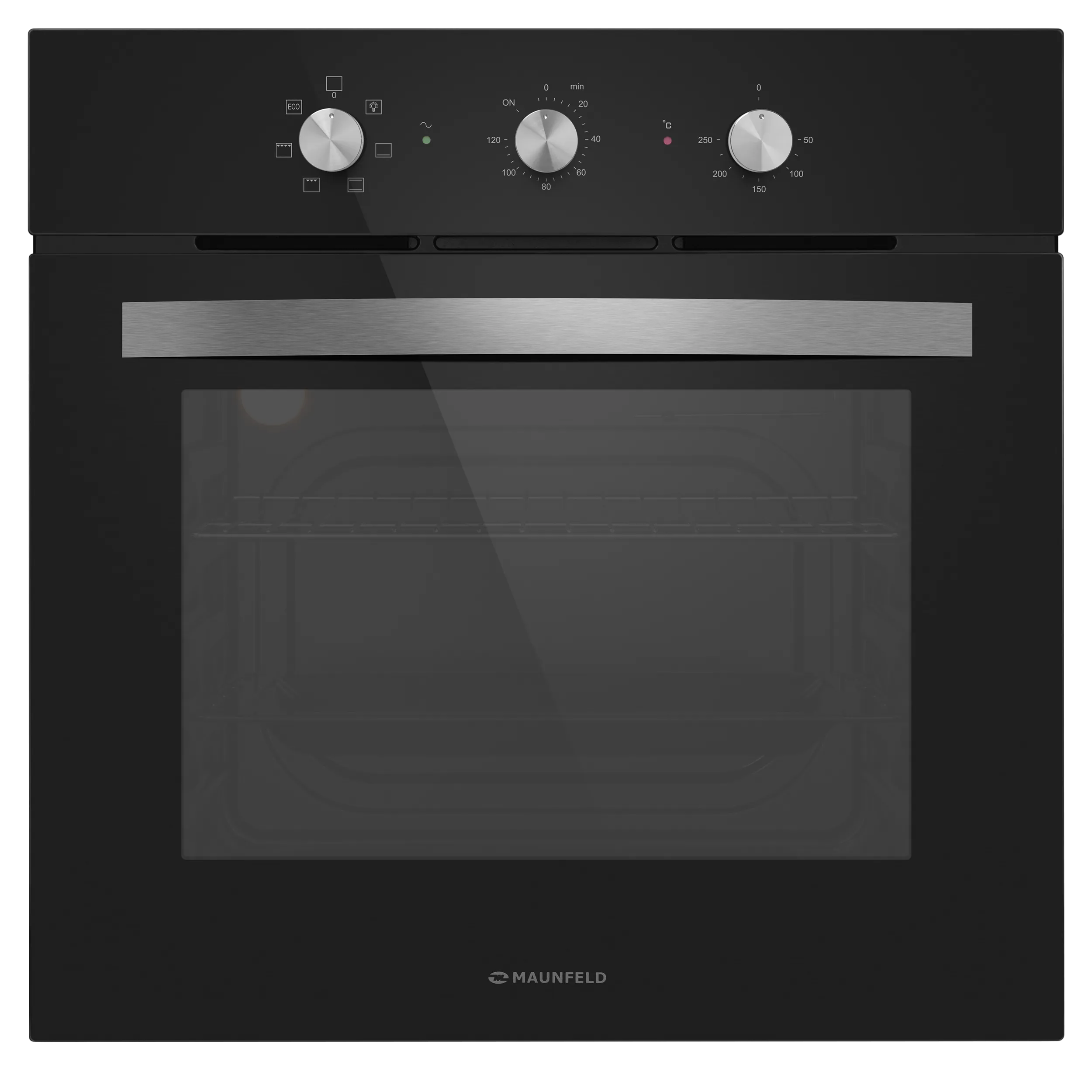 Шкаф духовой электрический MAUNFELD AEOC.575 Черный/ Нерж. сталь