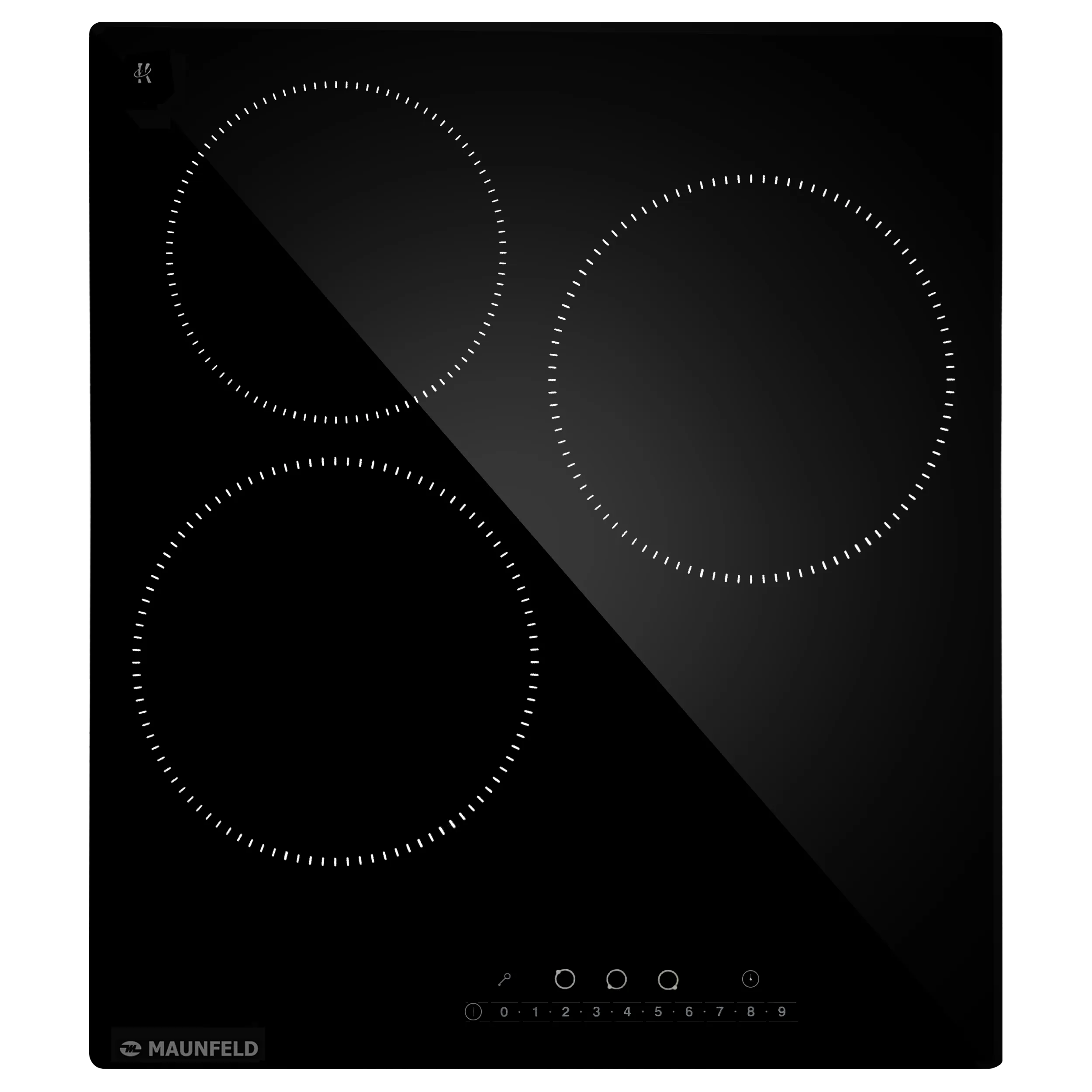 Электрическая варочная панель MAUNFELD AVCE4534SBK Черный Электрическая варочная панель MAUNFELD AVCE4534SBK Черный