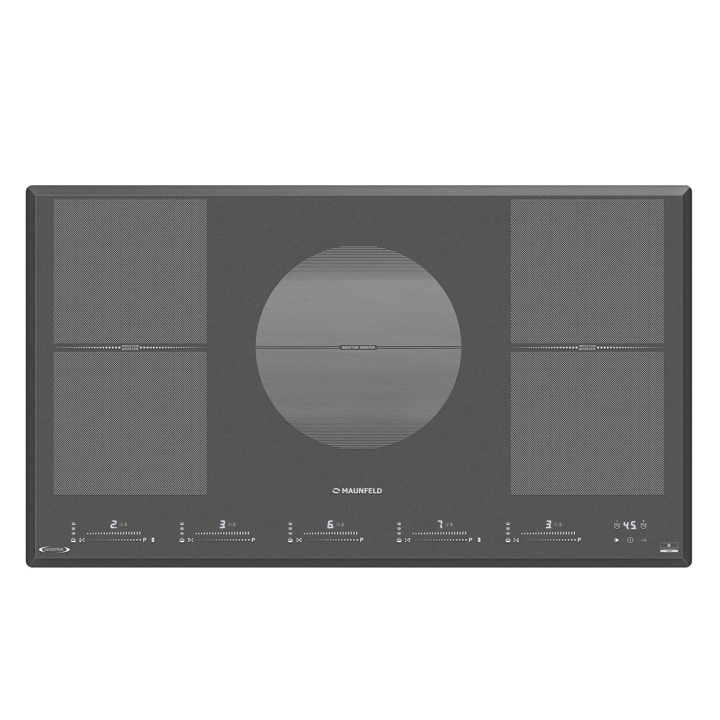 Индукционная варочная панель MAUNFELD CVI905SF Inverter Графитовый