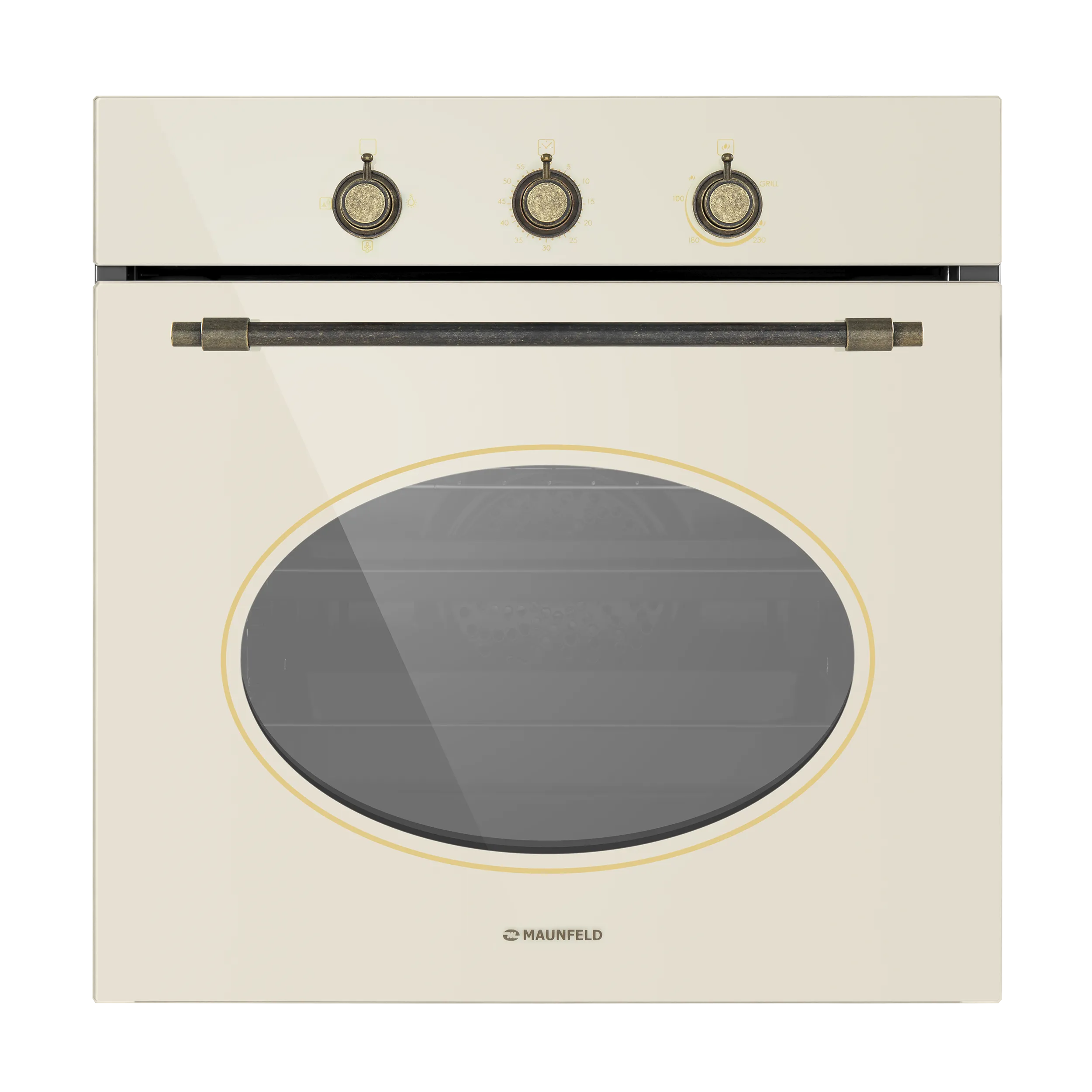 Шкаф духовой газовый MAUNFELD MGOGG.673 Бежевый