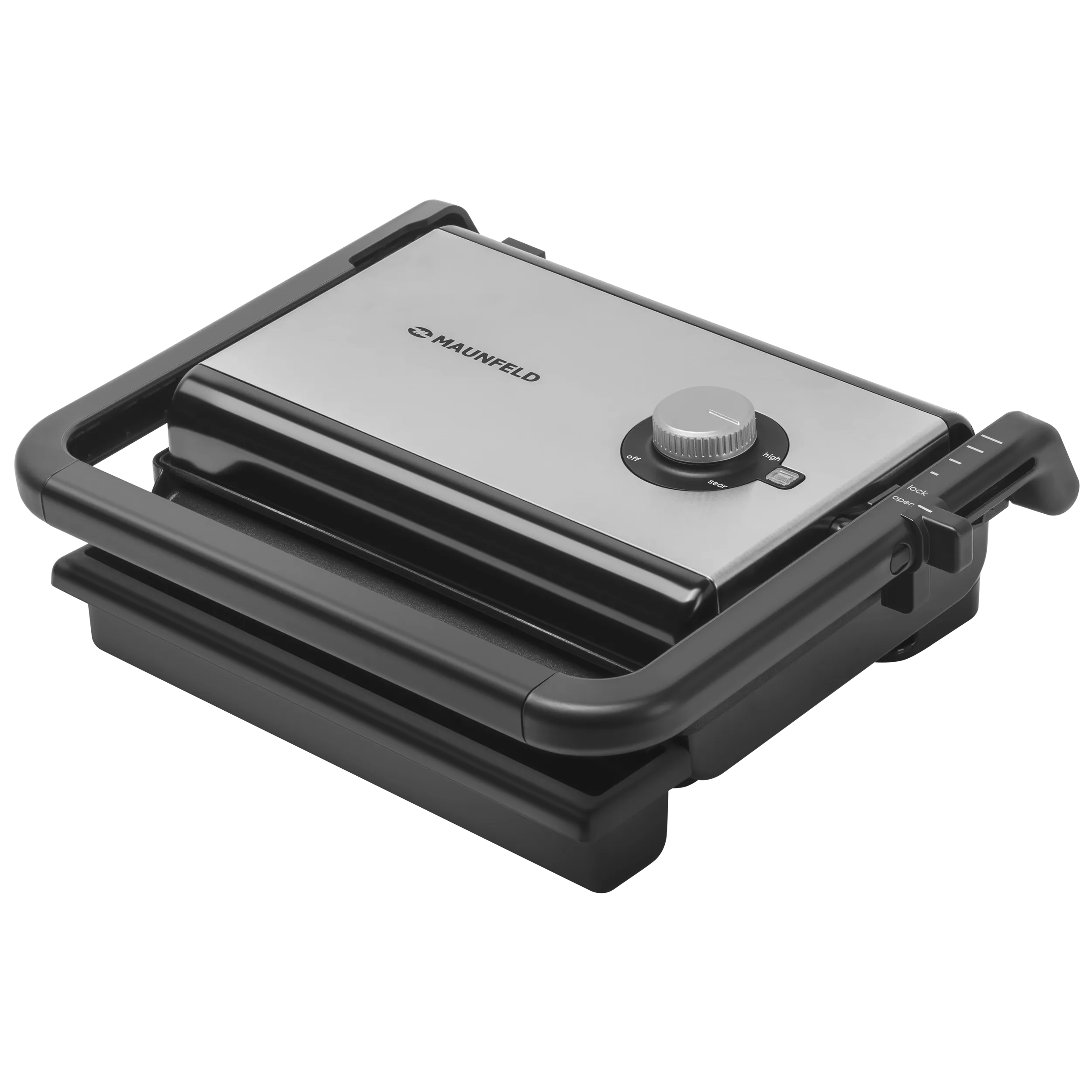 Гриль электрический MAUNFELD MF-1322S Нержавеющая сталь Гриль электрический MAUNFELD MF-1322S Нержавеющая сталь
