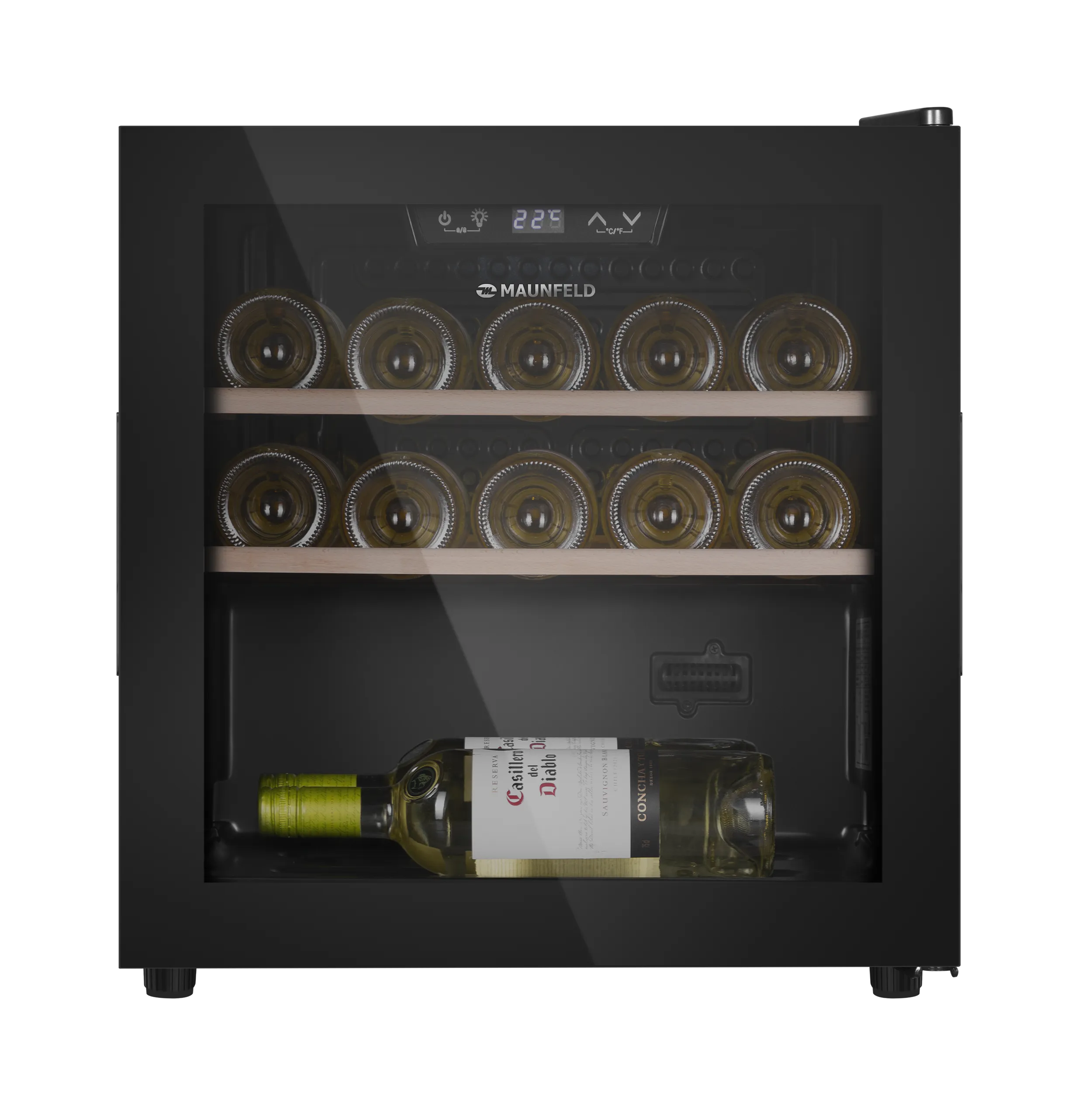 Винный шкаф MAUNFELD MFWC-40S14 Черный