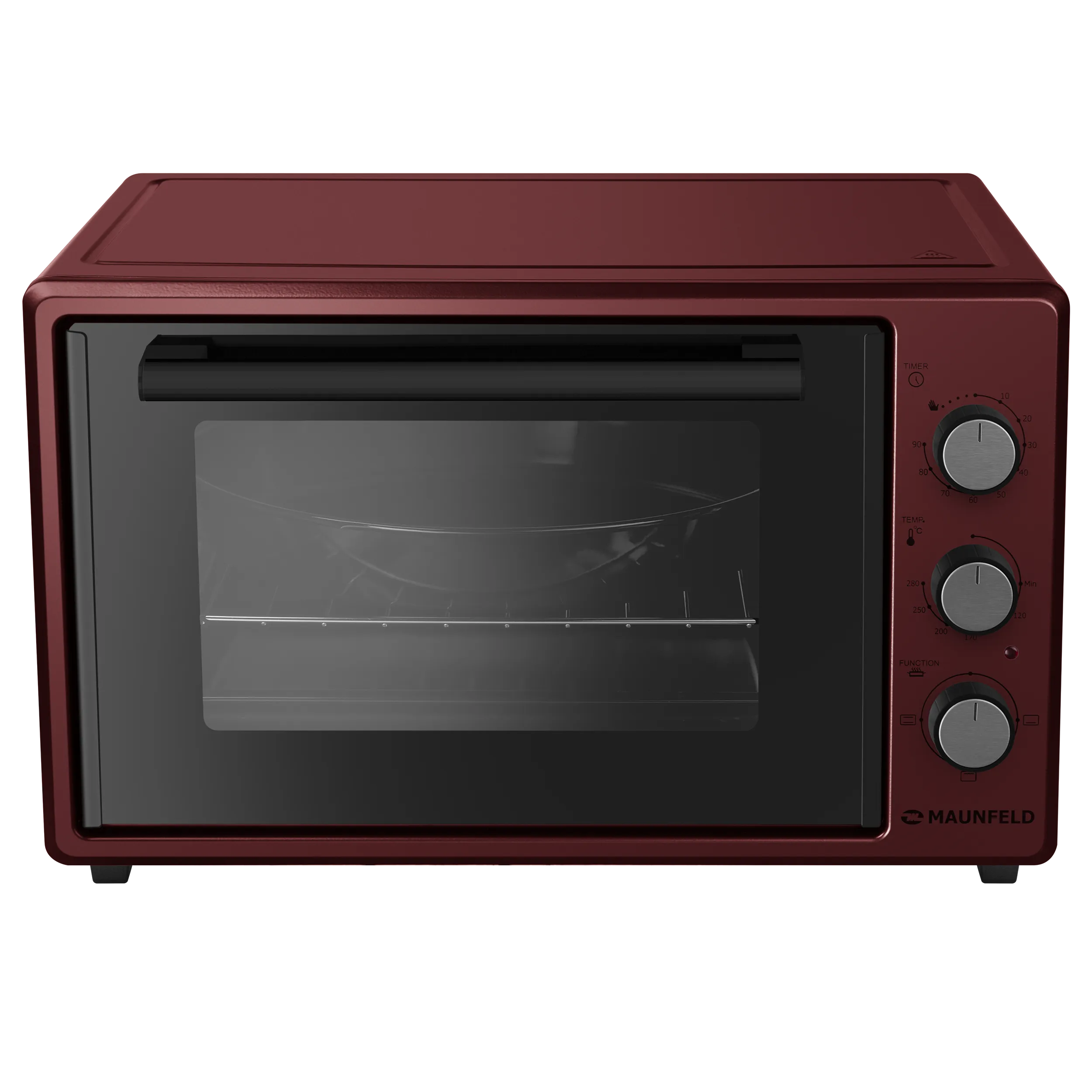 Мини-печь MAUNFELD MMO-373M01 Красный