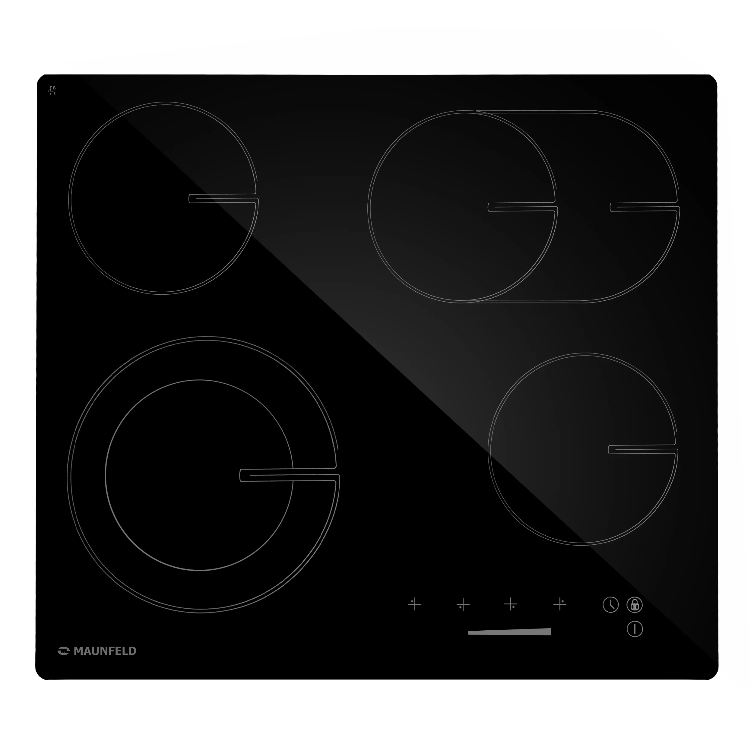 Электрическая варочная панель MAUNFELD AVCE6043SDOBK Черный