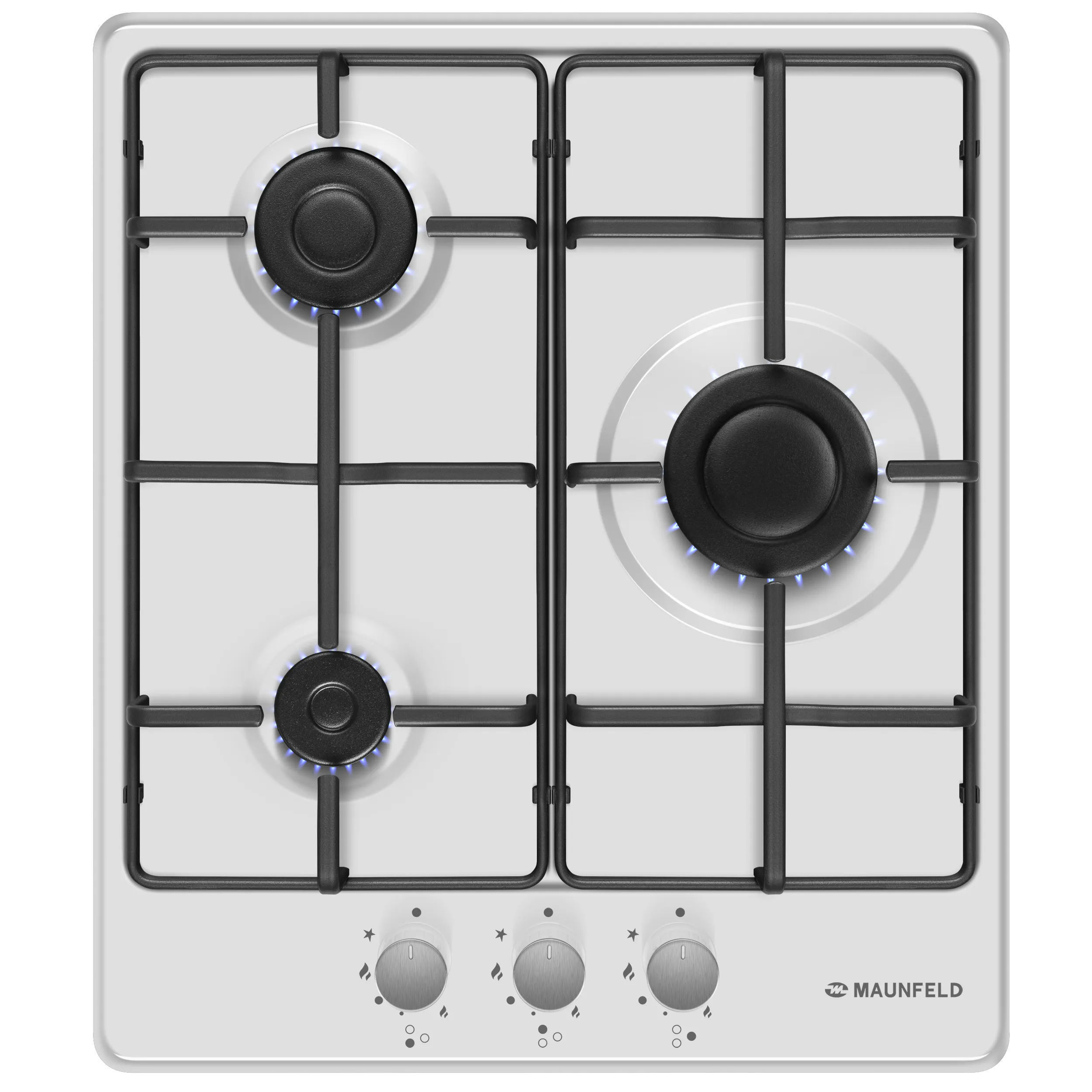 Газовая варочная панель MAUNFELD EGHE.43.3STS-EW Белый
