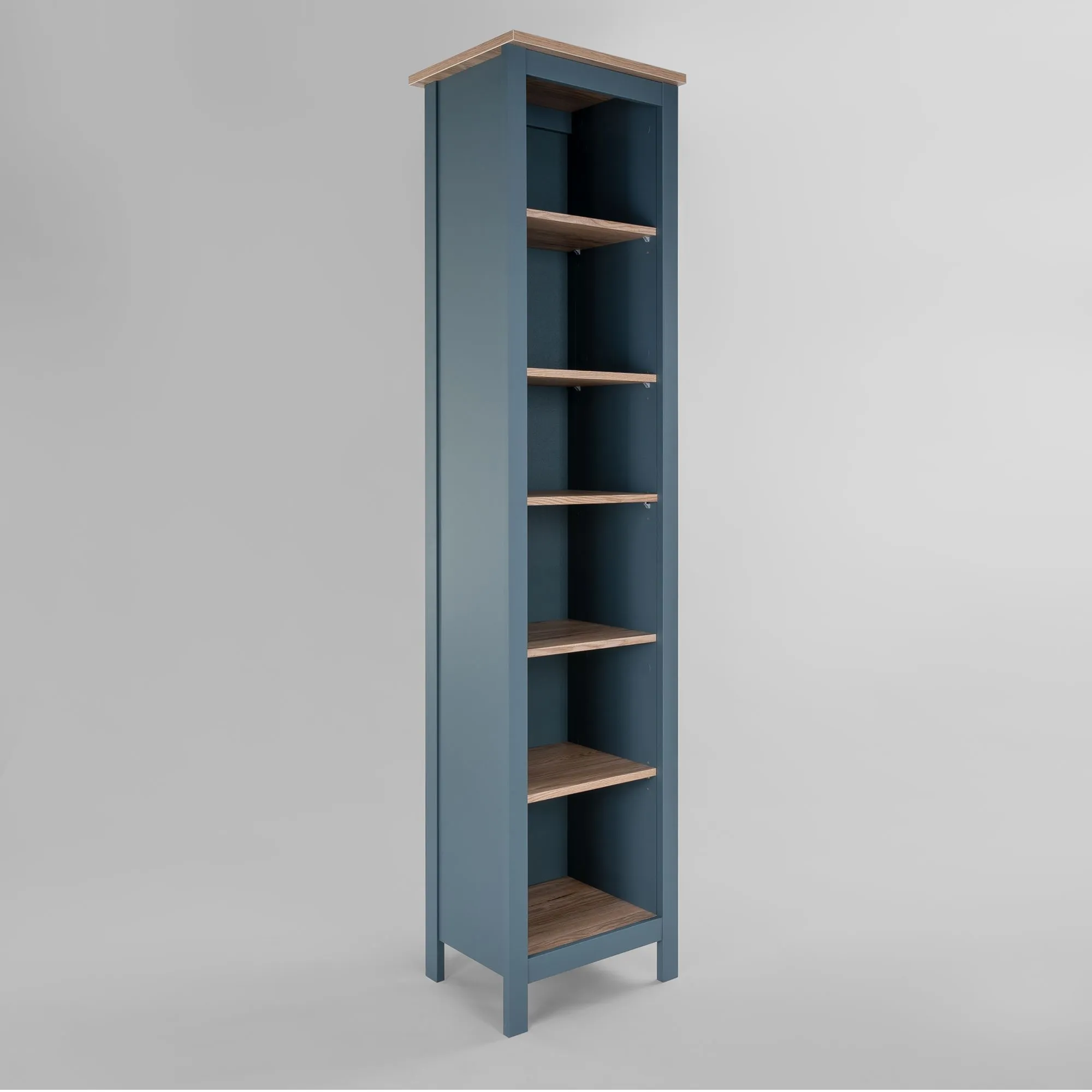2.08.07.100.16 САГА стеллаж 50 темно-бирюзовый/ясень RU