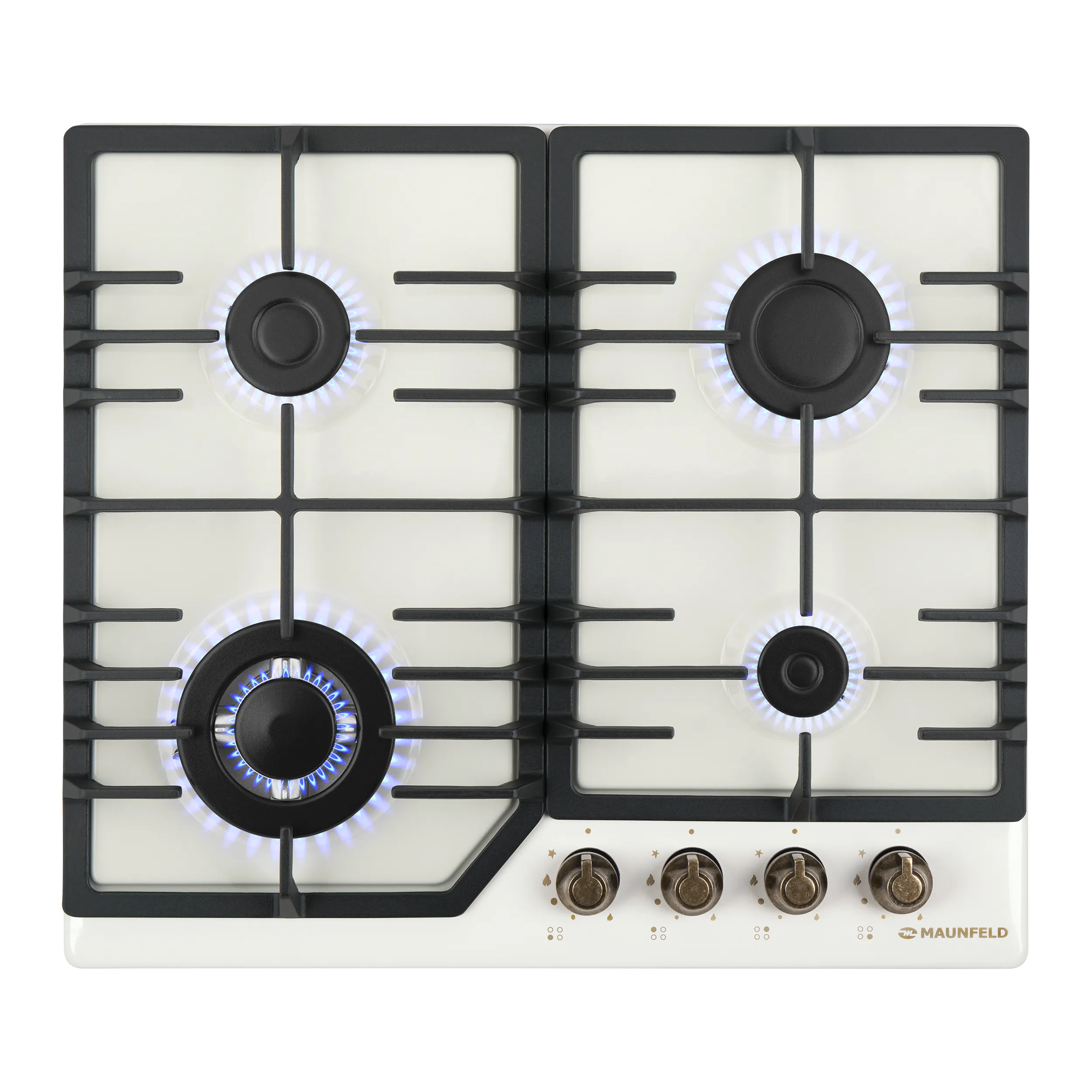 Газовая варочная панель MAUNFELD EGHE.64.43CBG.R/G Бежевый Газовая варочная панель MAUNFELD EGHE.64.43CBG.R/G Бежевый