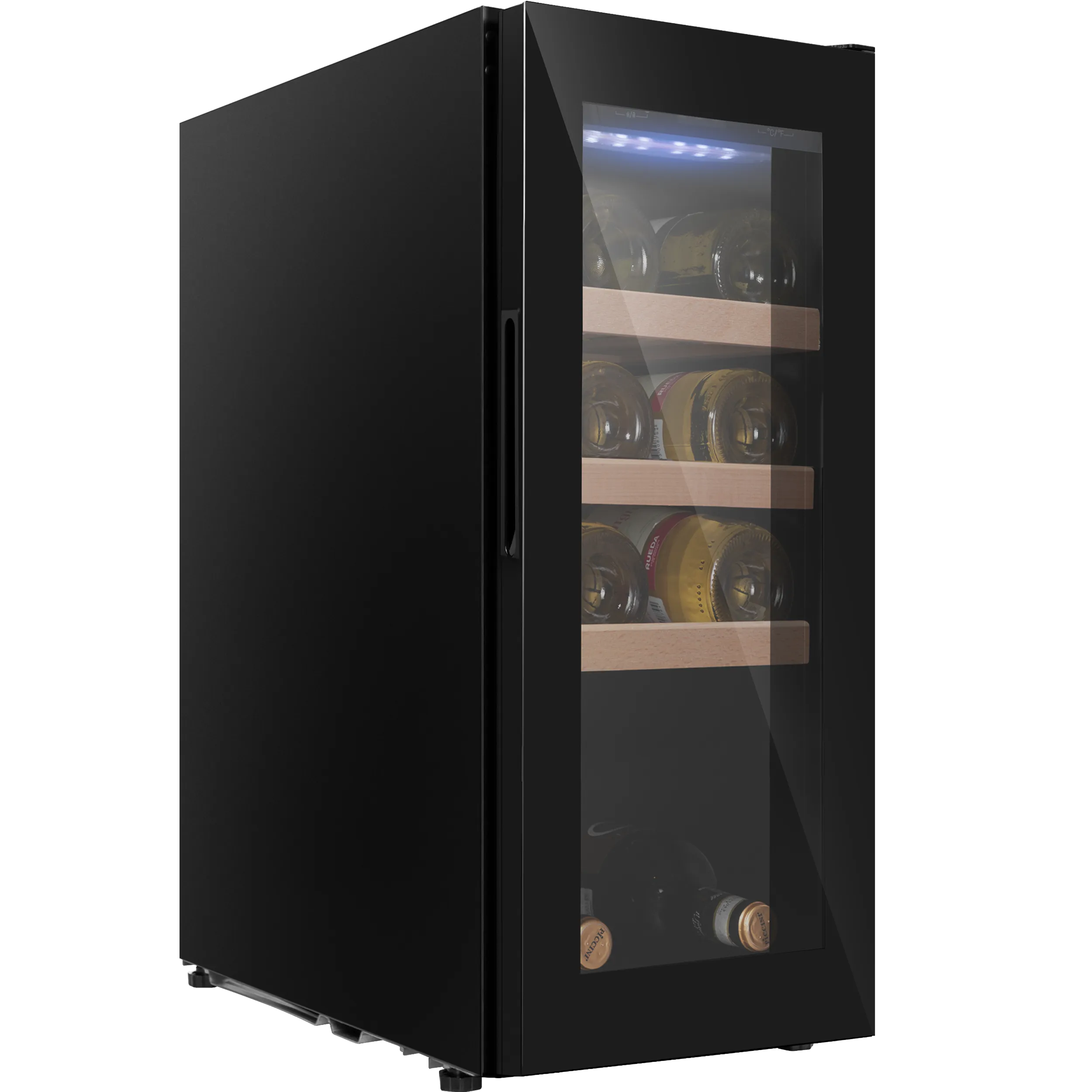 Винный шкаф MAUNFELD MFWC-28S8 Черный