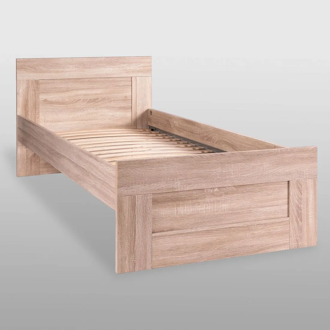 2.02.04.170.3 СИРИУС кровать одинарная 90х200 сонома RU 2.02.04.170.3 СИРИУС кровать одинарная 90х200 сонома RU