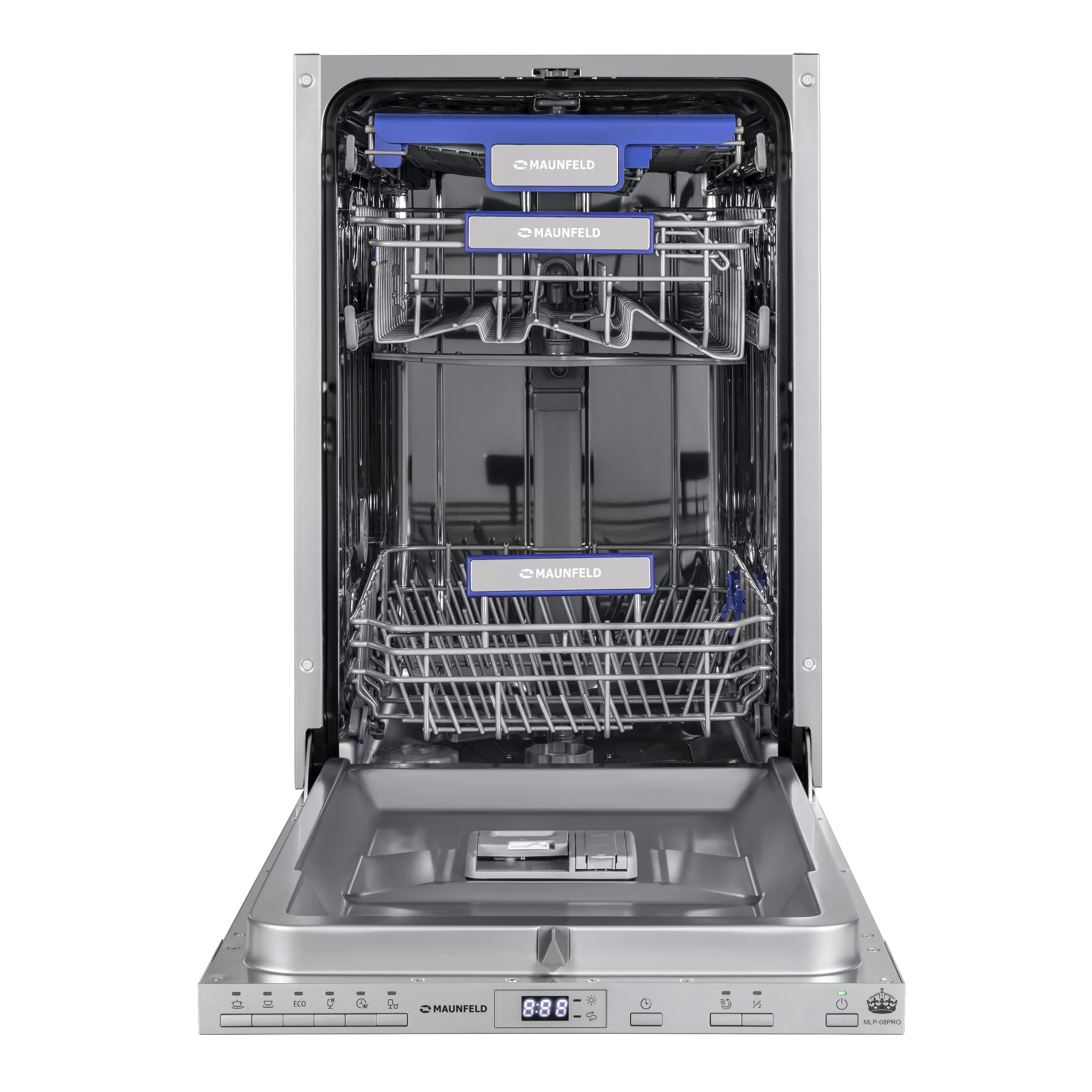 Посудомоечная машина MAUNFELD MLP-08PRO Нержавеющая сталь