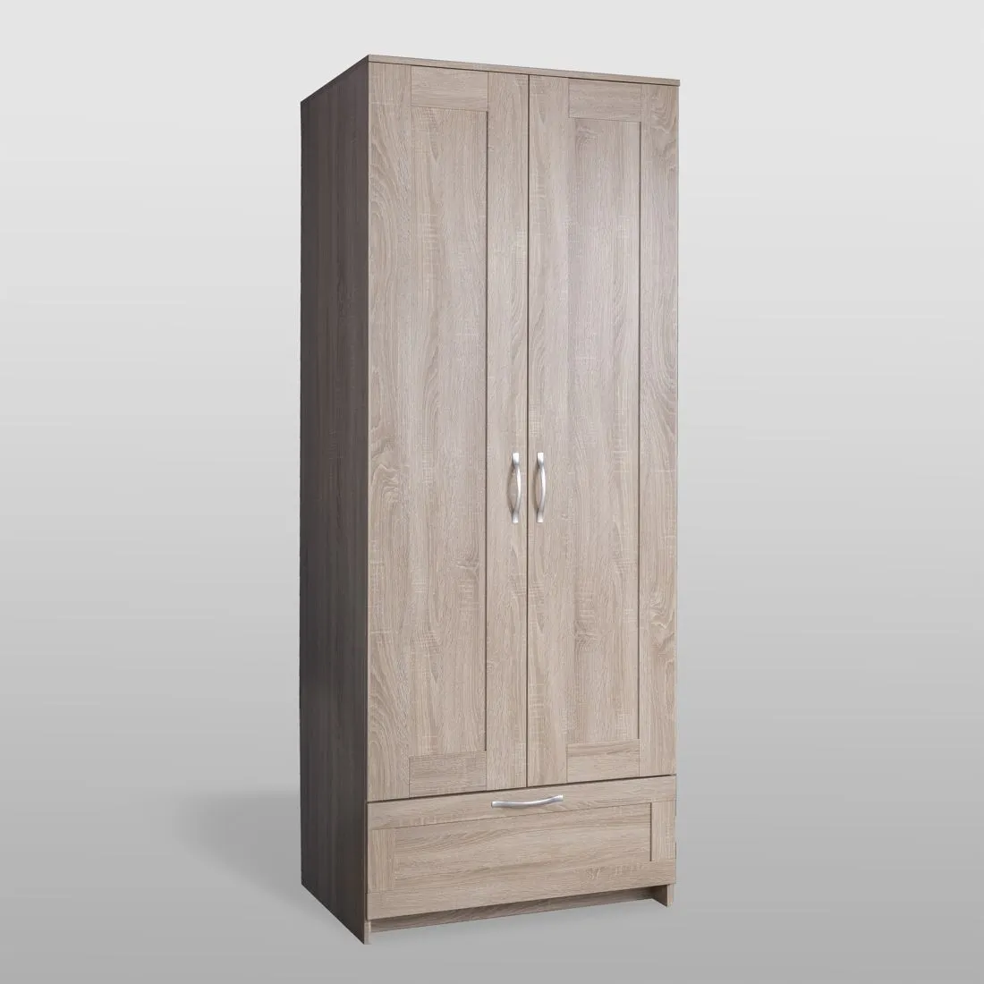 2.02.01.470.3 СИРИУС шкаф 2 двери и 1 ящик 78х59х220 сонома RU 2.02.01.470.3 СИРИУС шкаф 2 двери и 1 ящик 78х59х220 сонома RU