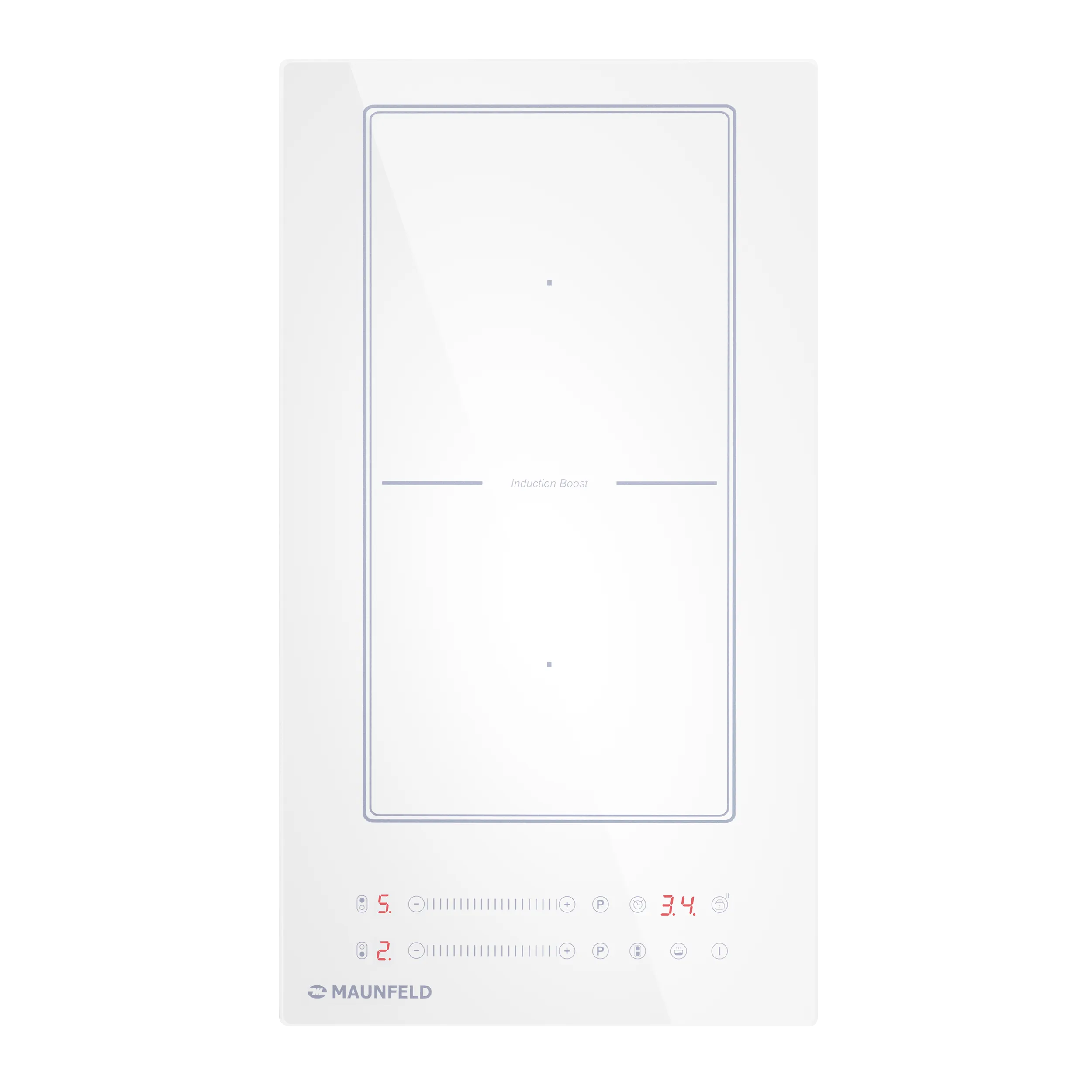 Индукционная варочная панель с объединением зон Bridge Induction MAUNFELD CVI292SWH Белый