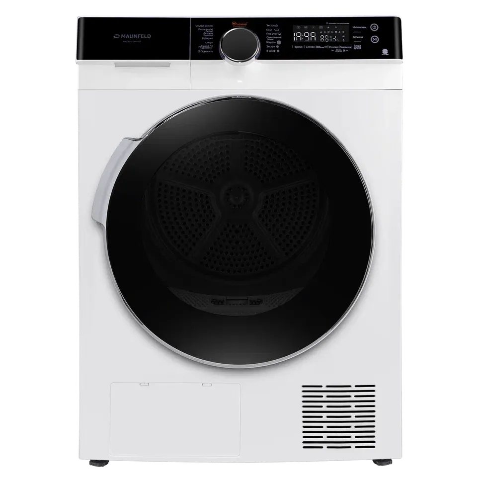 Сушильная машина с инвертором и тепловым насосом MAUNFELD MFDM1410WH07 Белый