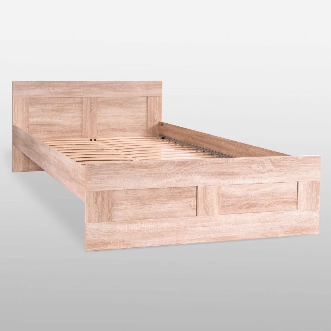 2.02.04.190.3 СИРИУС кровать двойная 140х200 сонома RU 2.02.04.190.3 СИРИУС кровать двойная 140х200 сонома RU