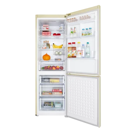 Холодильник-морозильник MAUNFELD MFF187NF Бежевый