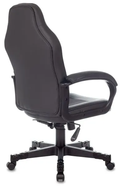 Кресло игровое Zombie Game 17 черный ткань/эко.кожа крестов. пластик