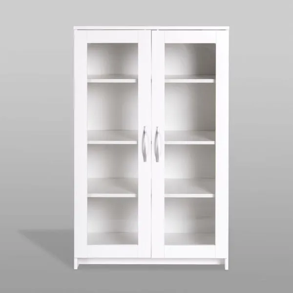 2.02.03.390.1 СИРИУС тумба 2 двери со стеклом 78х123 белая RU 2.02.03.390.1 СИРИУС тумба 2 двери со стеклом 78х123 белая RU