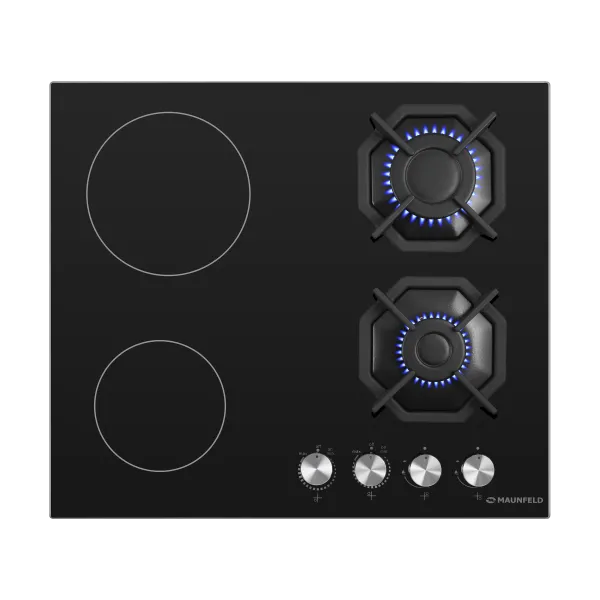 Комбинированная варочная панель MAUNFELD EEHG.642VC.2CB/KG Черный Комбинированная варочная панель MAUNFELD EEHG.642VC.2CB/KG Черный
