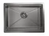 KS-6045U, ЧЕРНЫЙ МАТОВЫЙ, стальная кухонная мойка KITCHEN SPACE